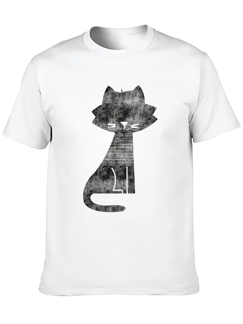 Cat From Paris Breathable Graphic T-Shirt – Perfect For Casual Days