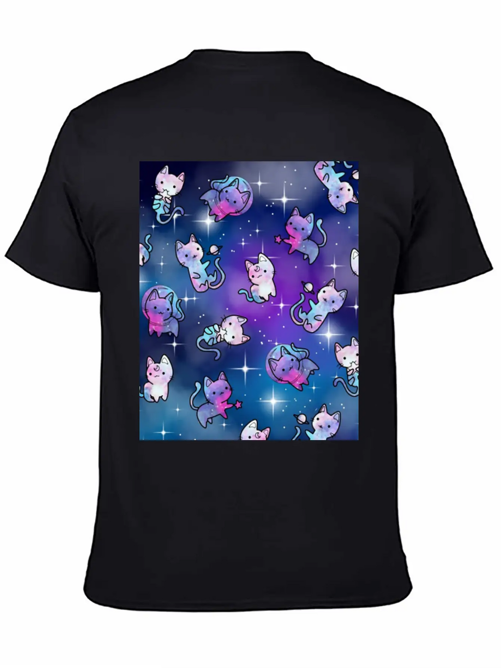 Cat Galaxy Classic Cotton Tee – Unisex Comfort For Any Season