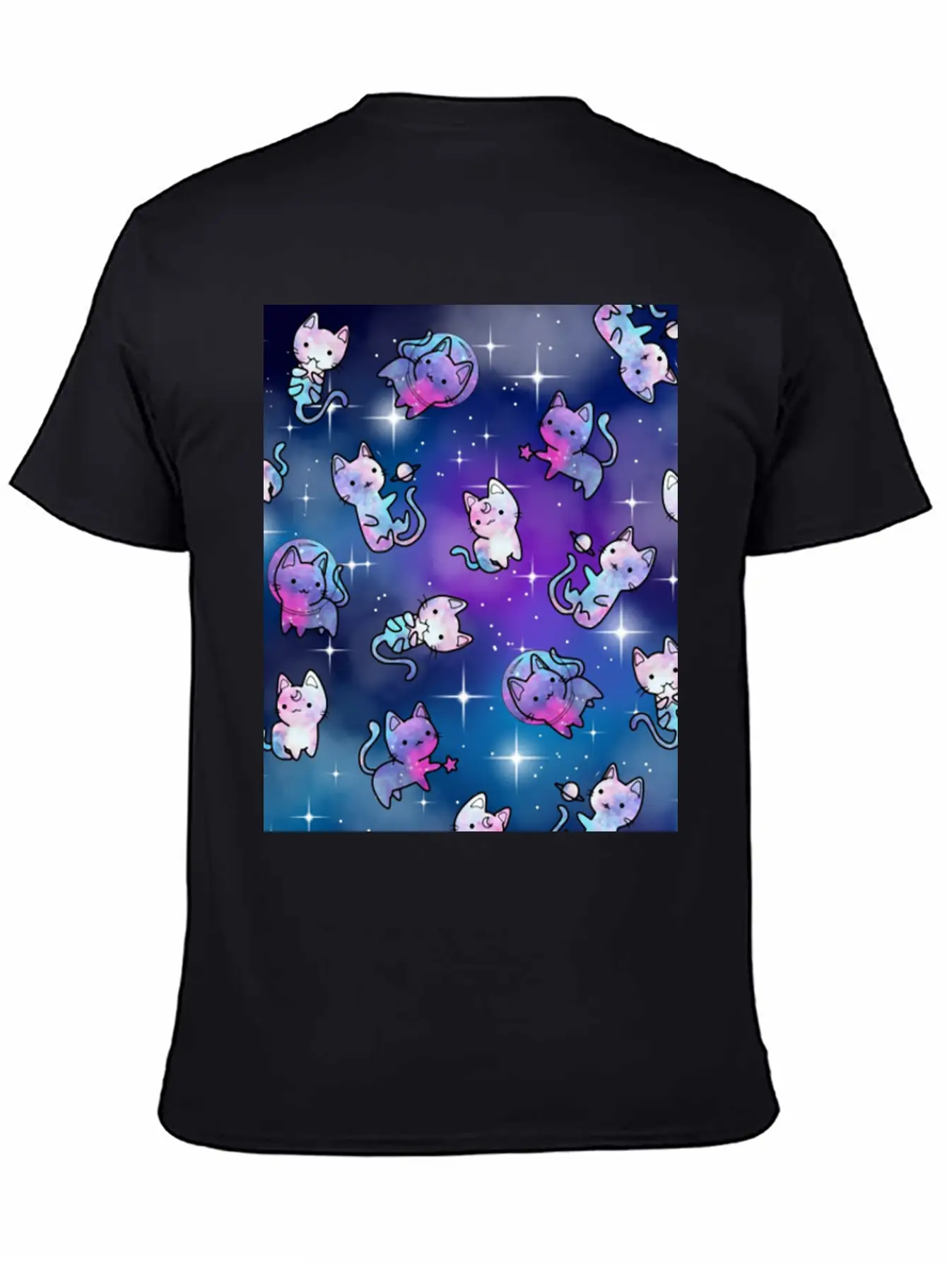 Cat Galaxy Classic Cotton Tee – Unisex Comfort For Any Season