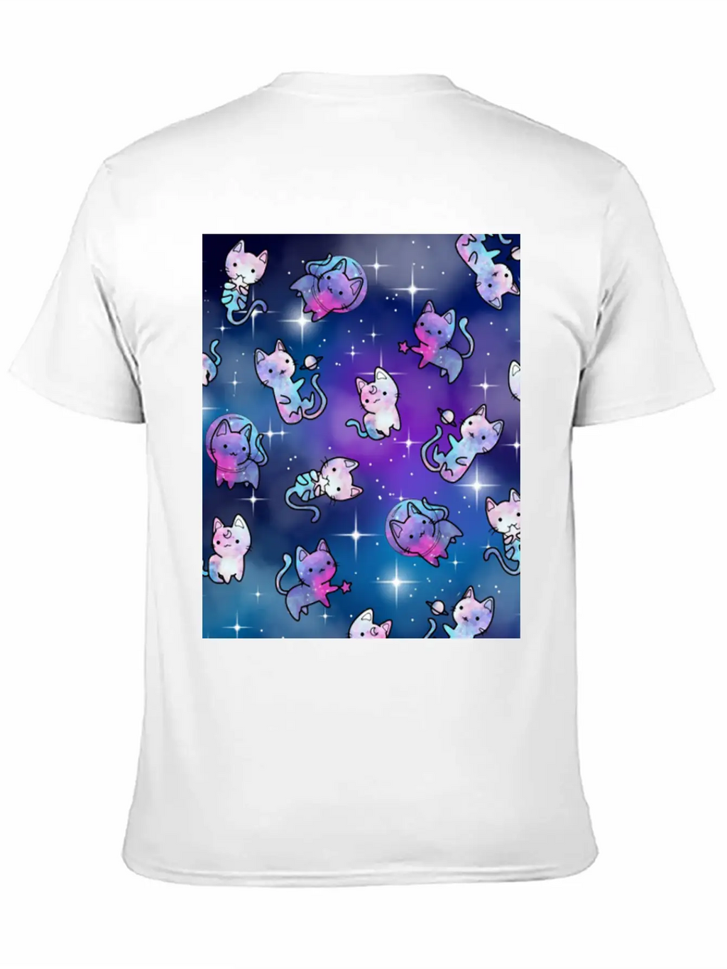 Cat Galaxy Classic Cotton Tee – Unisex Comfort For Any Season