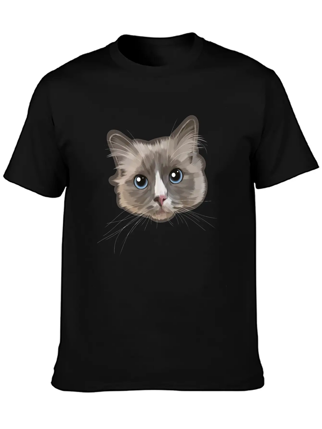 Cat Grey Relaxed Everyday Tee – Lightweight And Durable Cotton