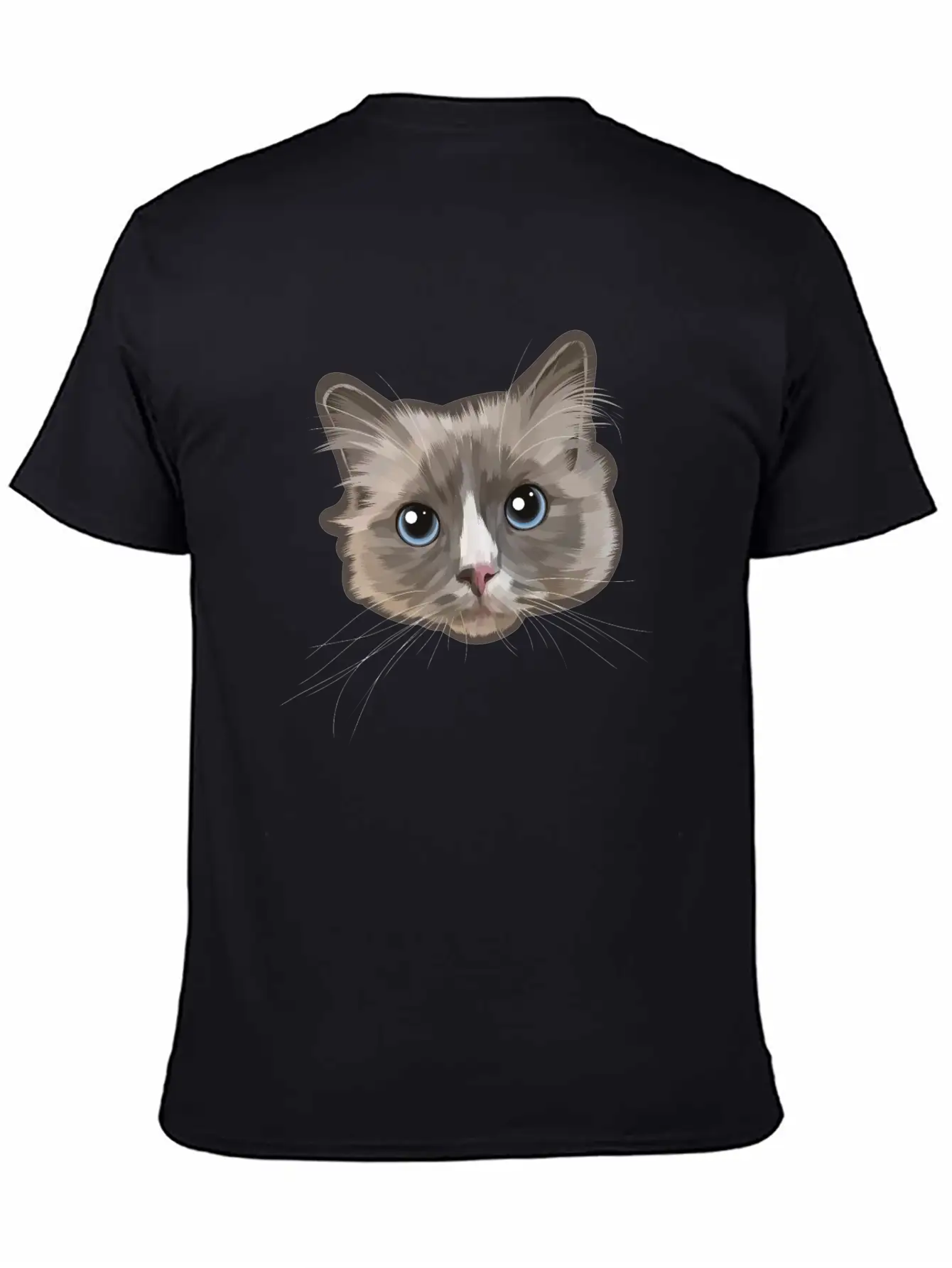 Cat Grey Relaxed Everyday Tee – Lightweight And Durable Cotton