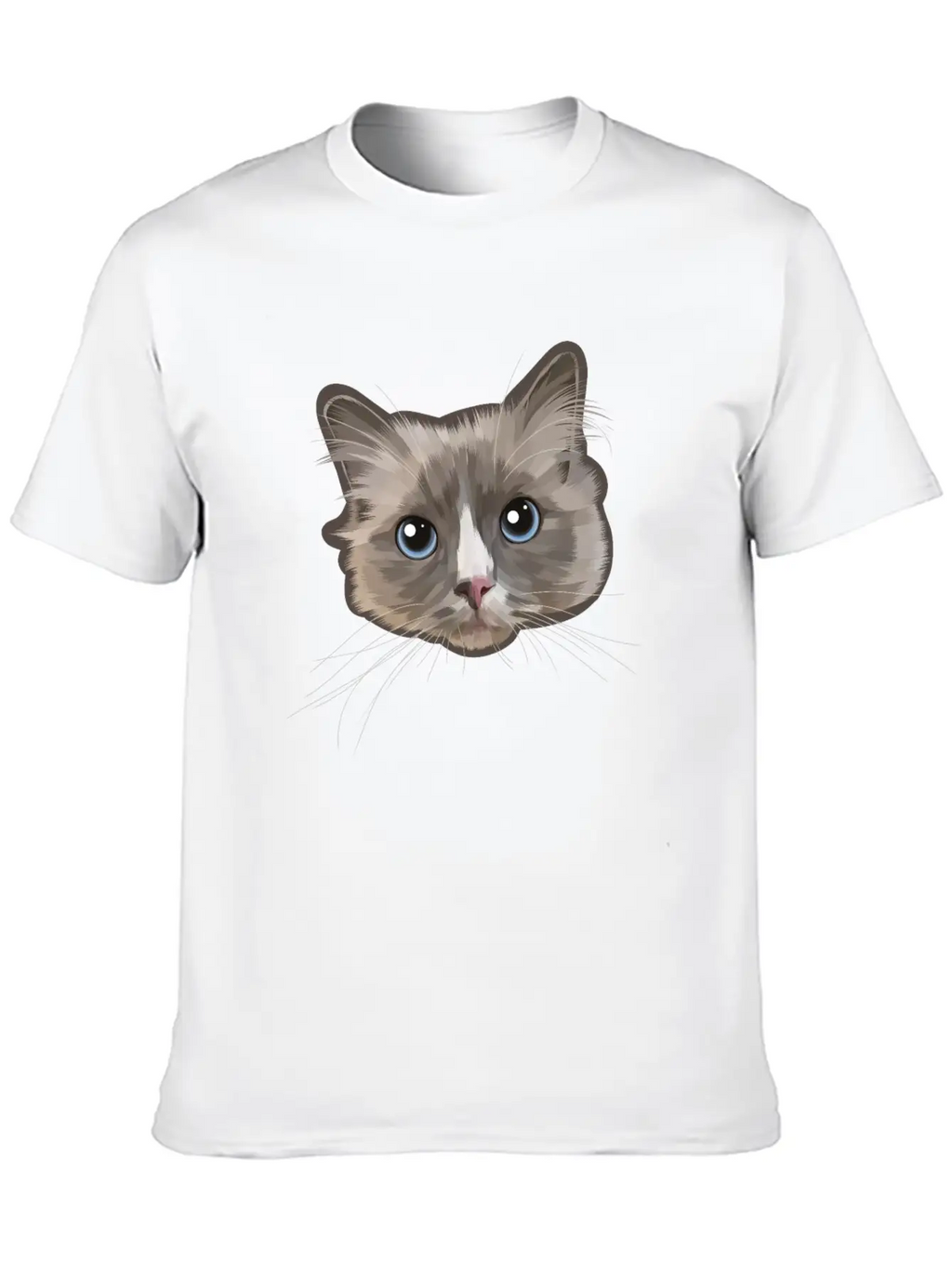 Cat Grey Relaxed Everyday Tee – Lightweight And Durable Cotton