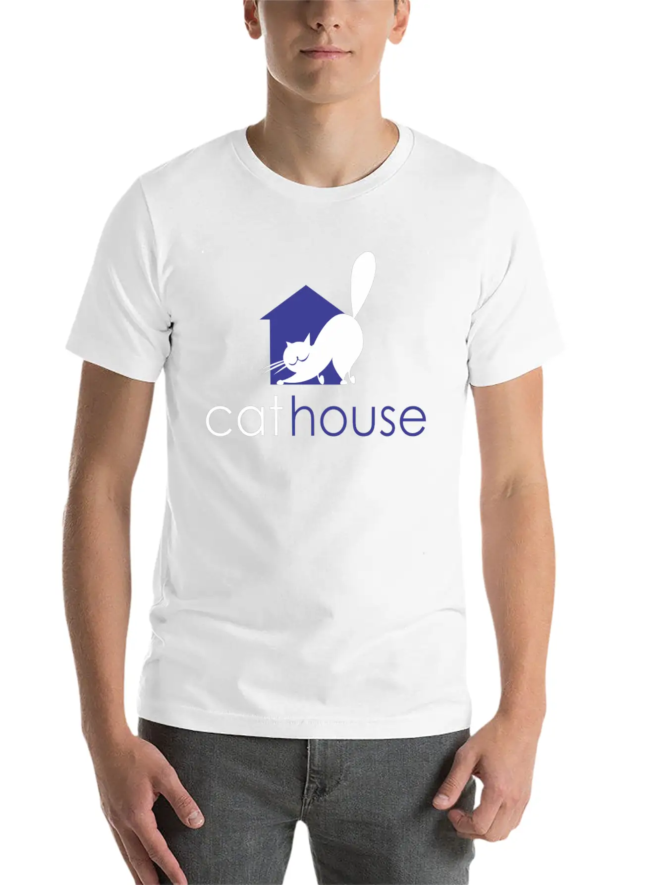 Cat House Relaxed Everyday Tee – Lightweight And Durable Cotton