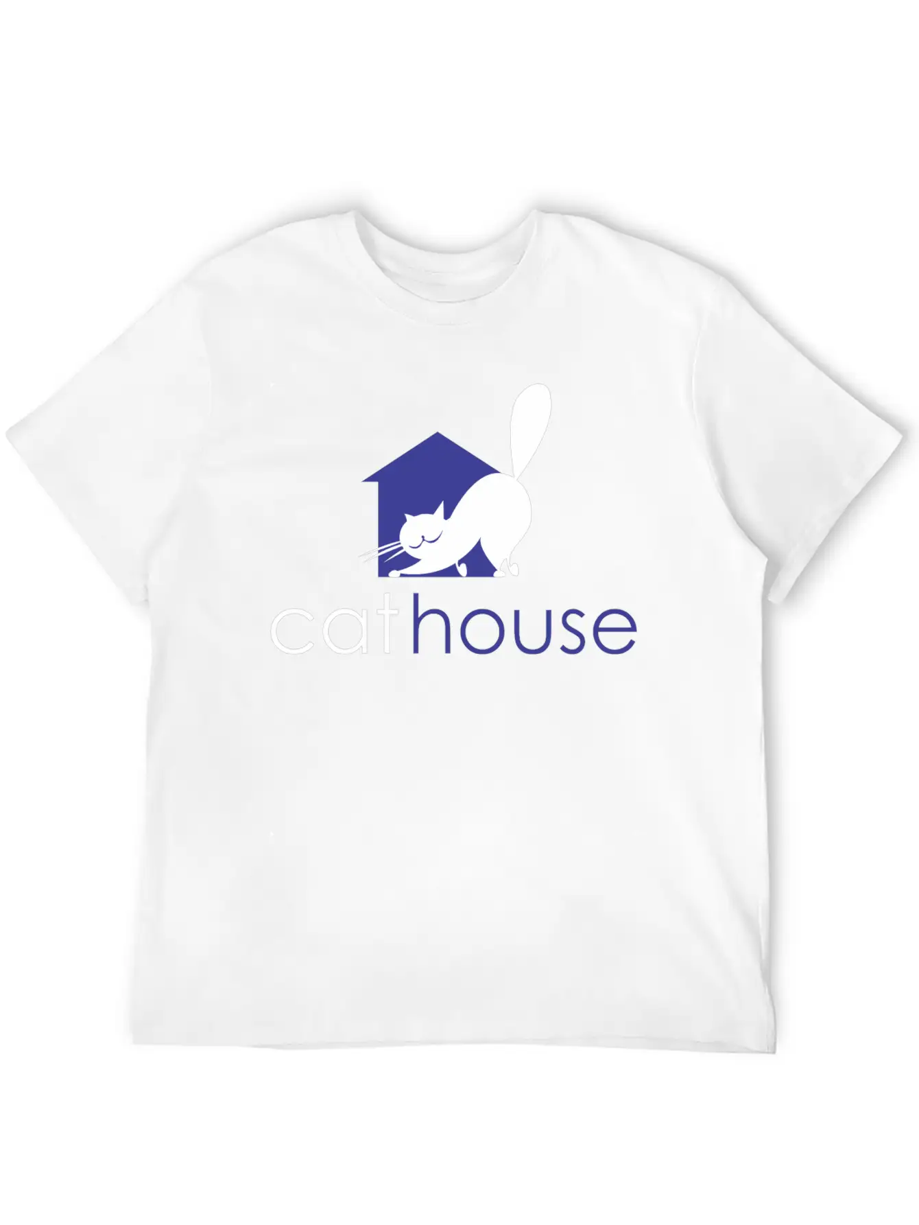 Cat House Relaxed Everyday Tee – Lightweight And Durable Cotton