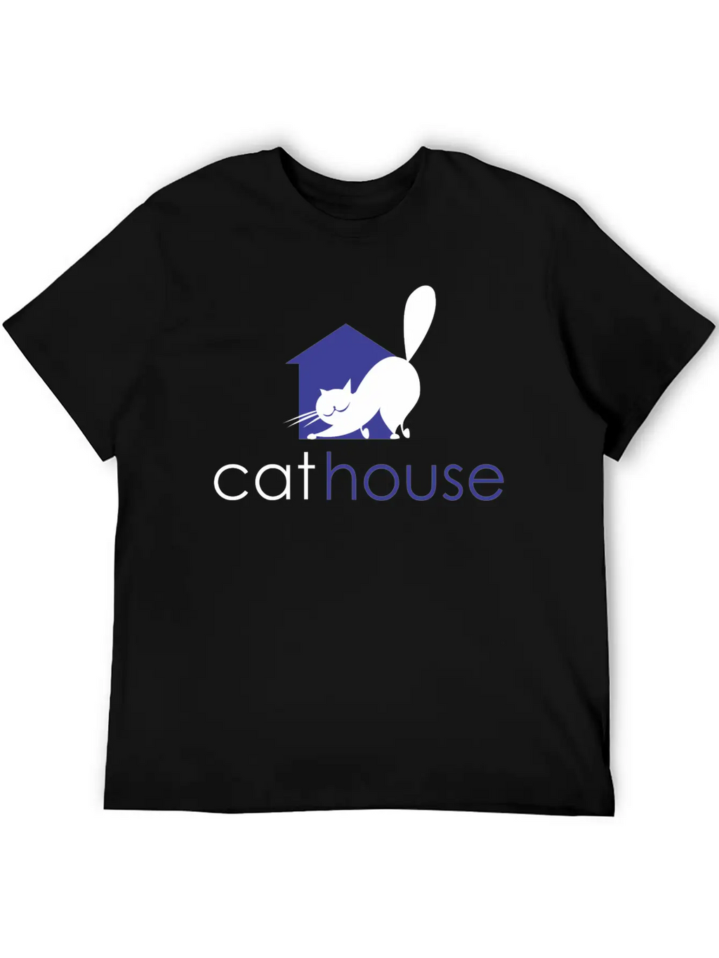 Cat House Relaxed Everyday Tee – Lightweight And Durable Cotton