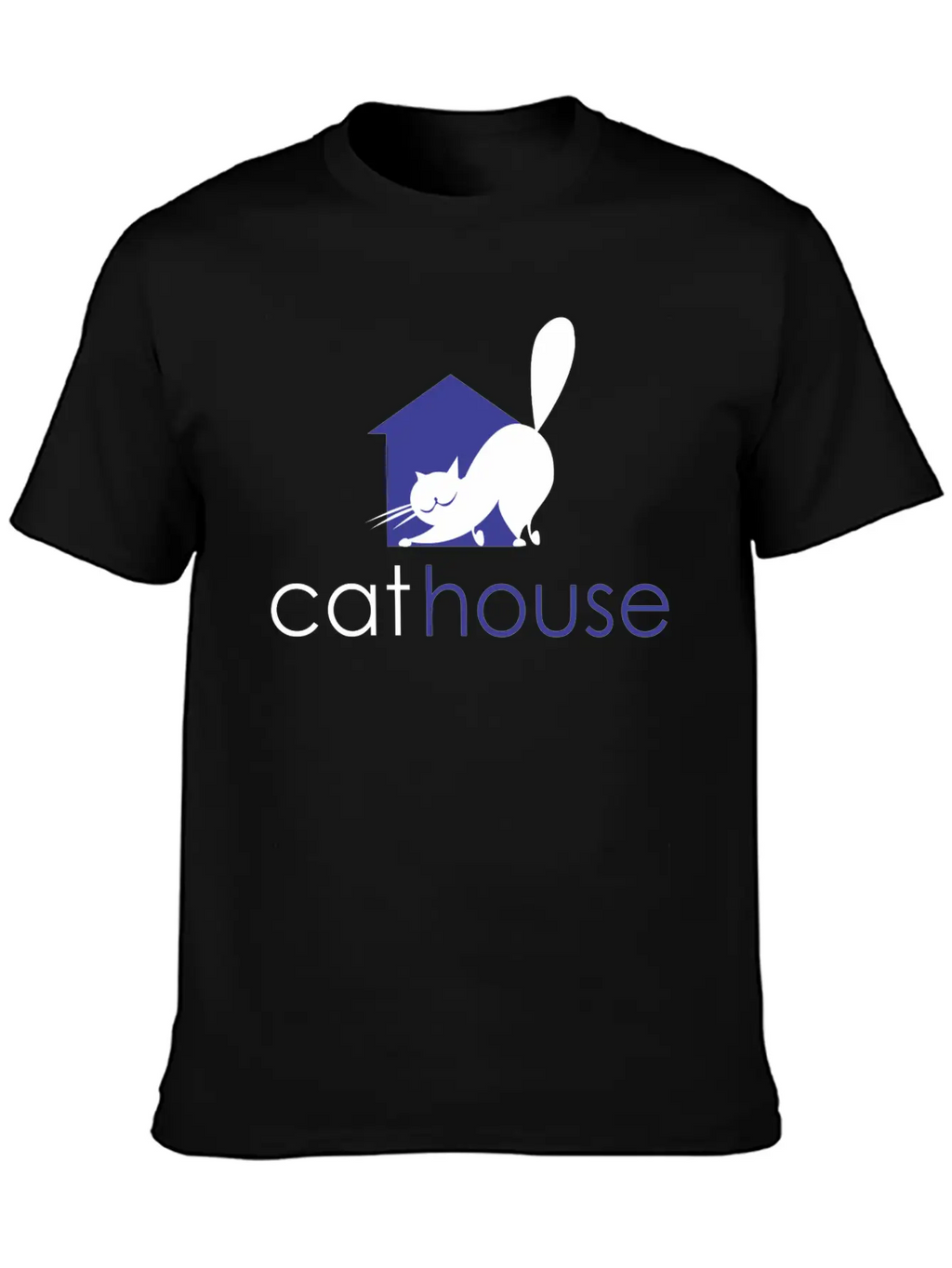 Cat House Relaxed Everyday Tee – Lightweight And Durable Cotton