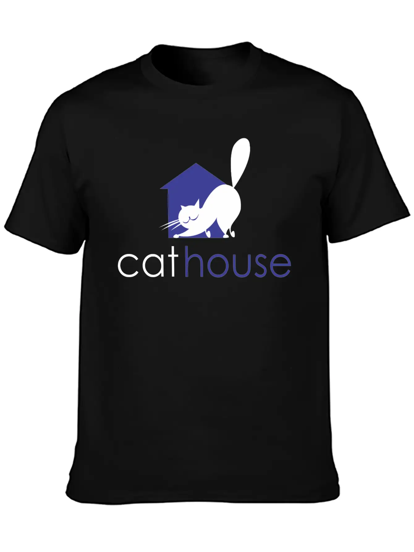 Cat House Relaxed Everyday Tee – Lightweight And Durable Cotton