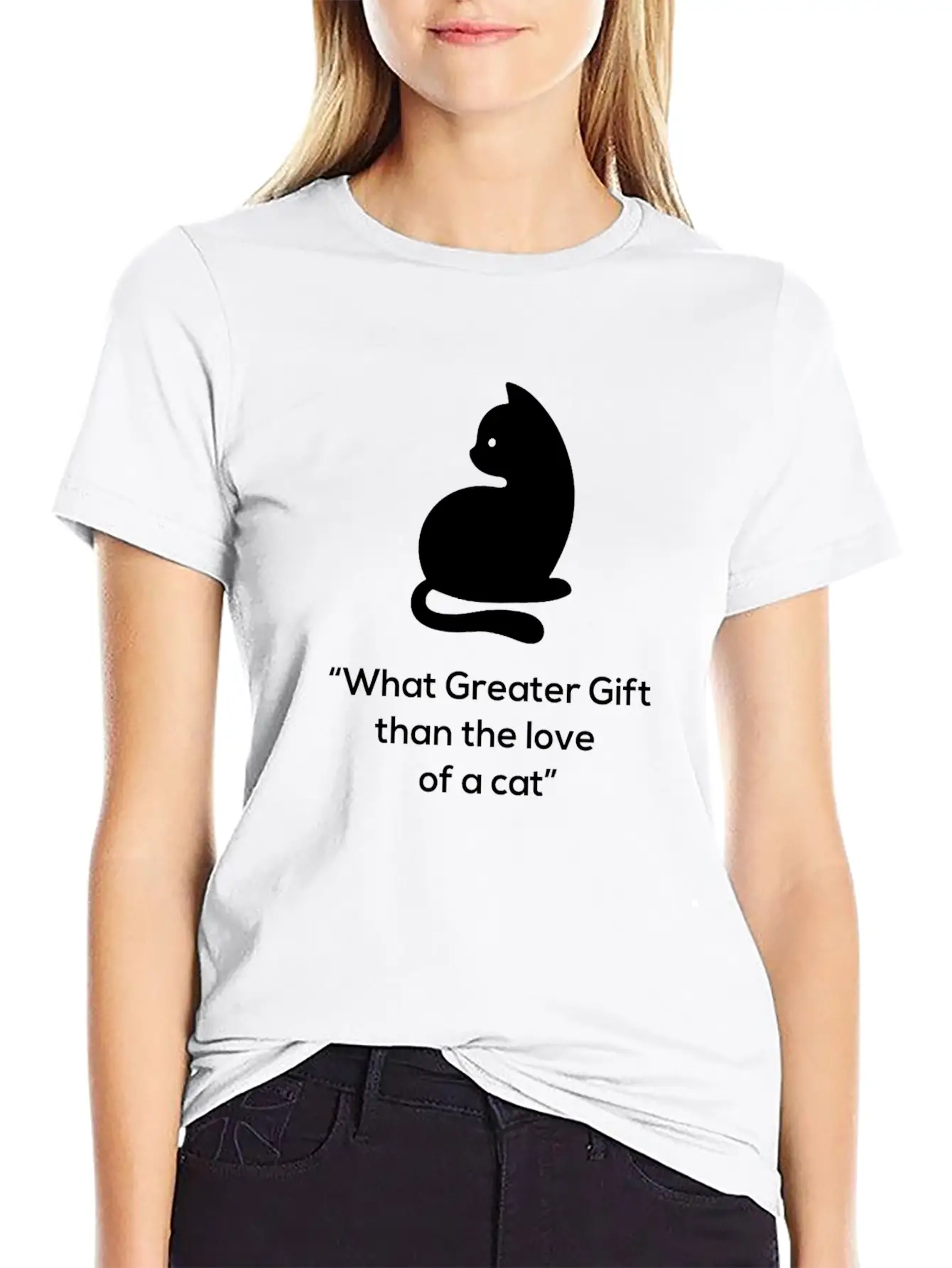 CAT LOVER OWNER FUNNY BIRTHDAY PRESENT SURPRISE Timeless Short Sleeve Tee – Comfy And Minimalist Design