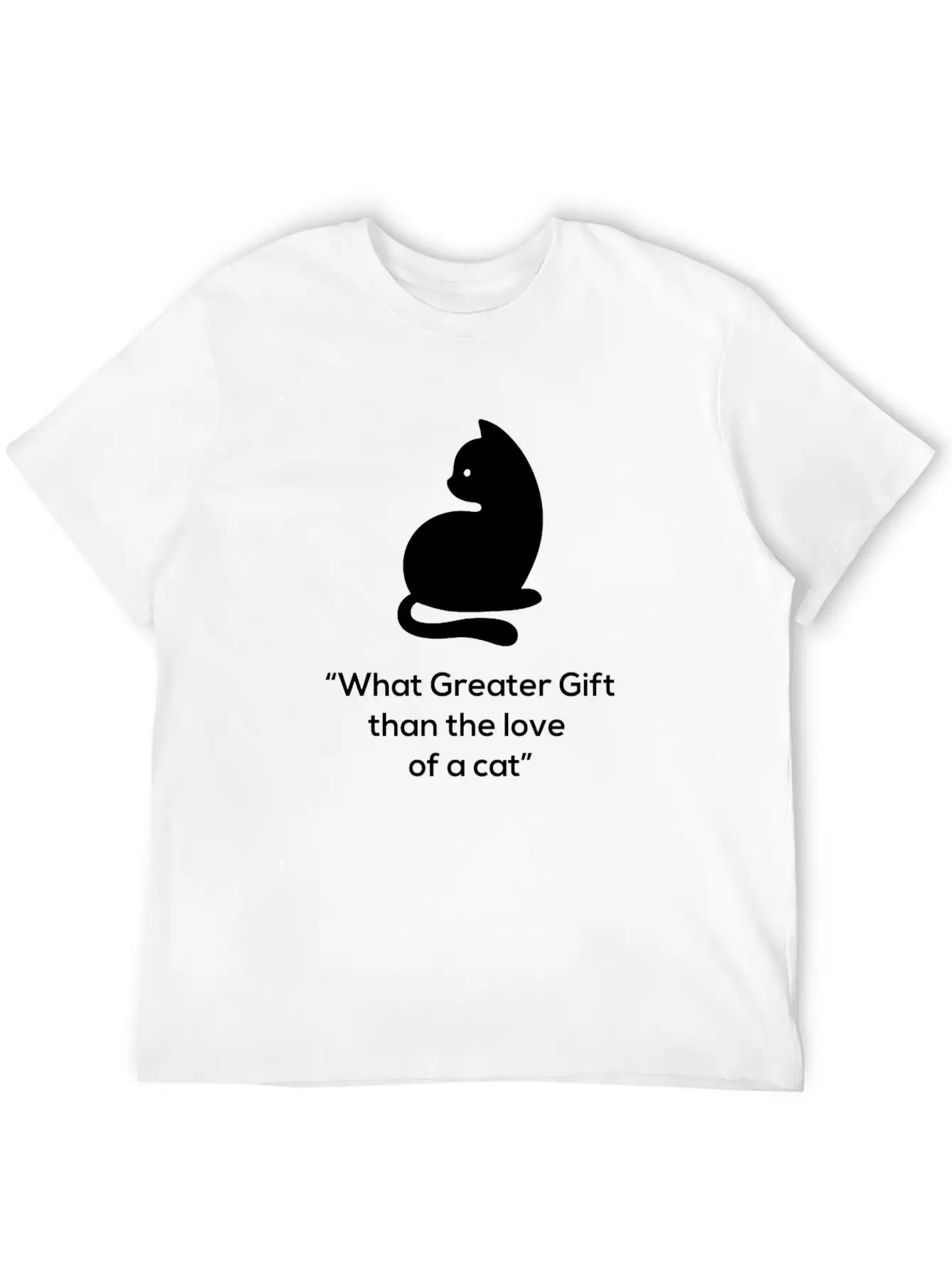 CAT LOVER OWNER FUNNY BIRTHDAY PRESENT SURPRISE Timeless Short Sleeve Tee – Comfy And Minimalist Design