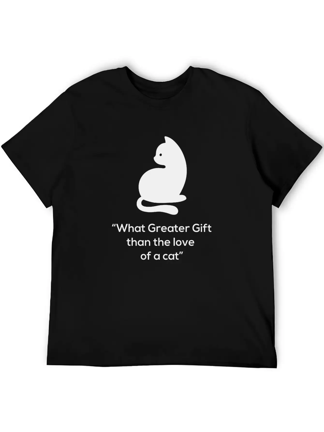 CAT LOVER OWNER FUNNY BIRTHDAY PRESENT SURPRISE Timeless Short Sleeve Tee – Comfy And Minimalist Design