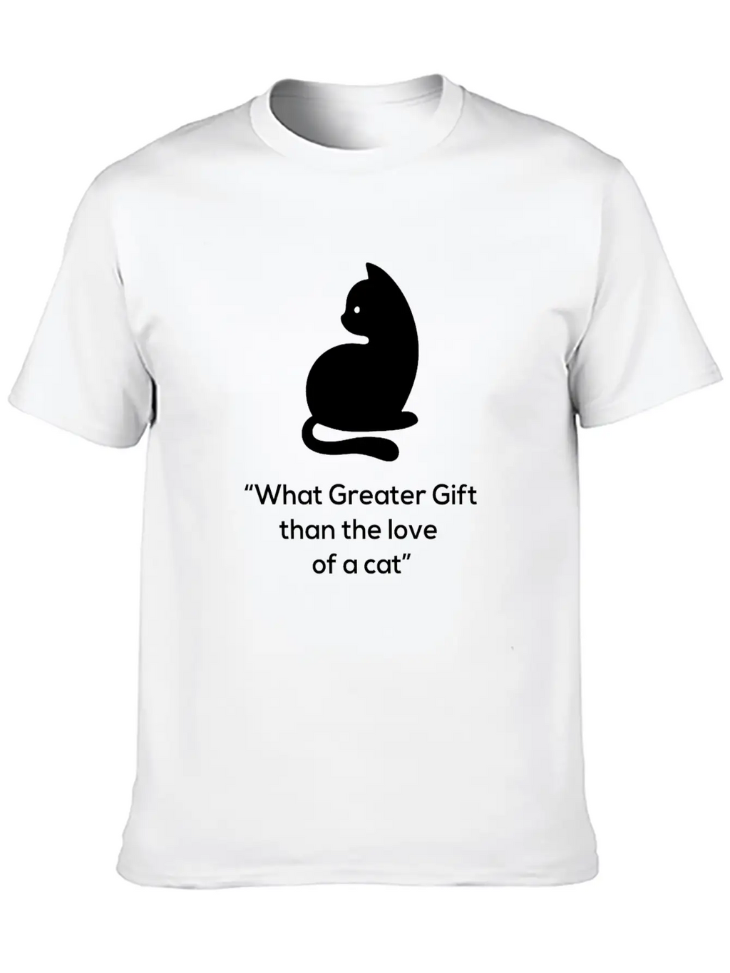 CAT LOVER OWNER FUNNY BIRTHDAY PRESENT SURPRISE Timeless Short Sleeve Tee – Comfy And Minimalist Design