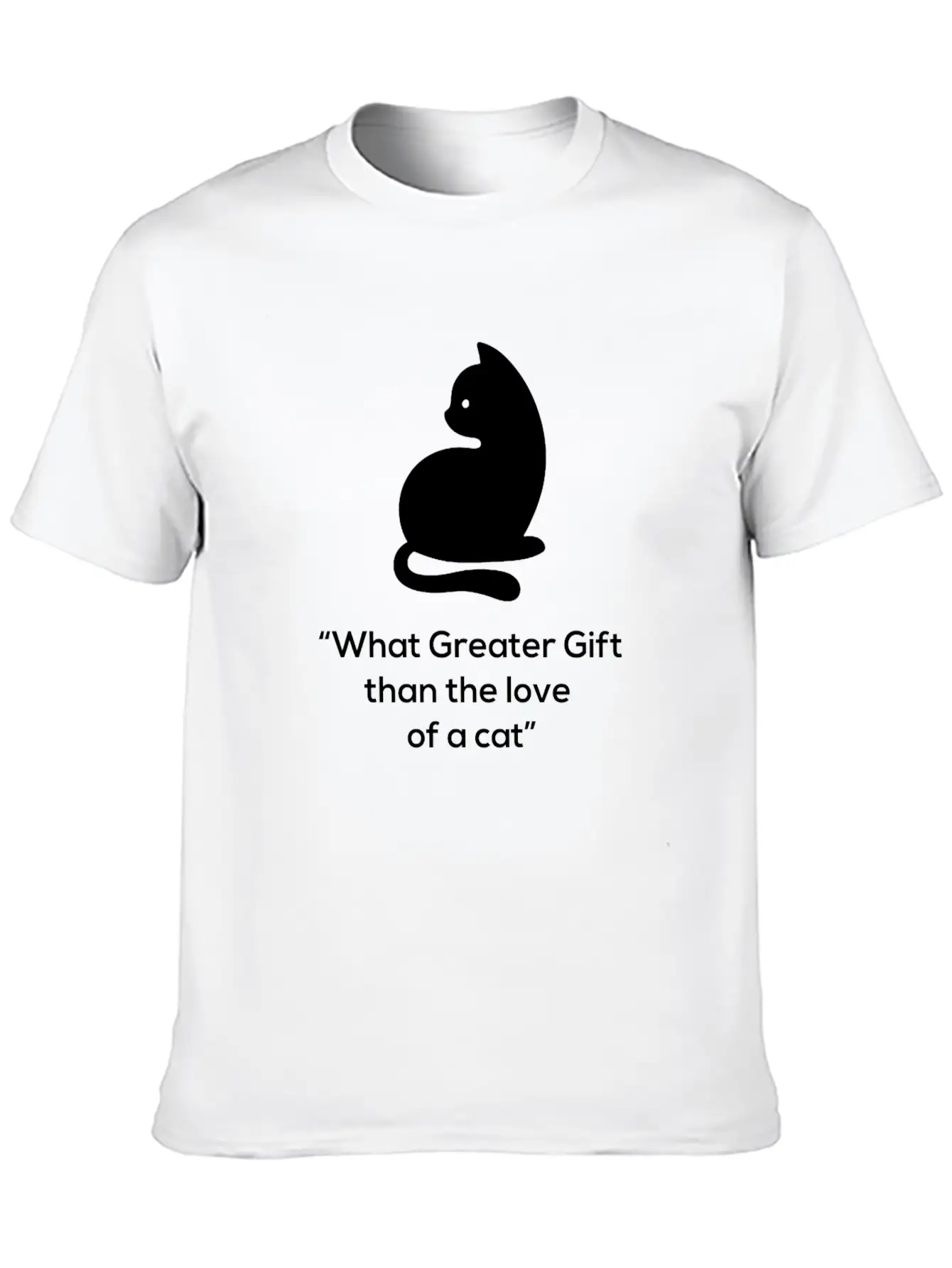 CAT LOVER OWNER FUNNY BIRTHDAY PRESENT SURPRISE Timeless Short Sleeve Tee – Comfy And Minimalist Design