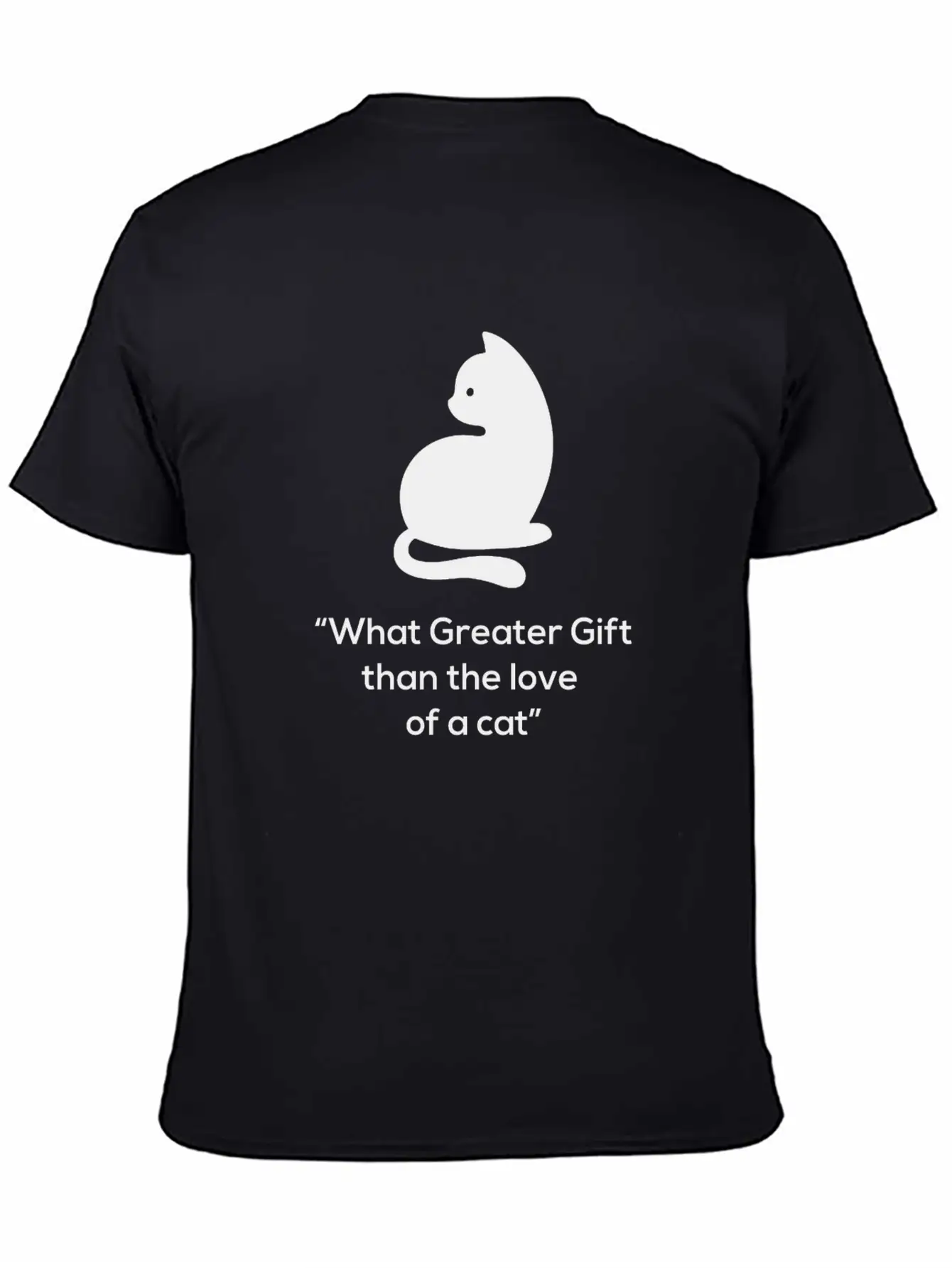 CAT LOVER OWNER FUNNY BIRTHDAY PRESENT SURPRISE Timeless Short Sleeve Tee – Comfy And Minimalist Design