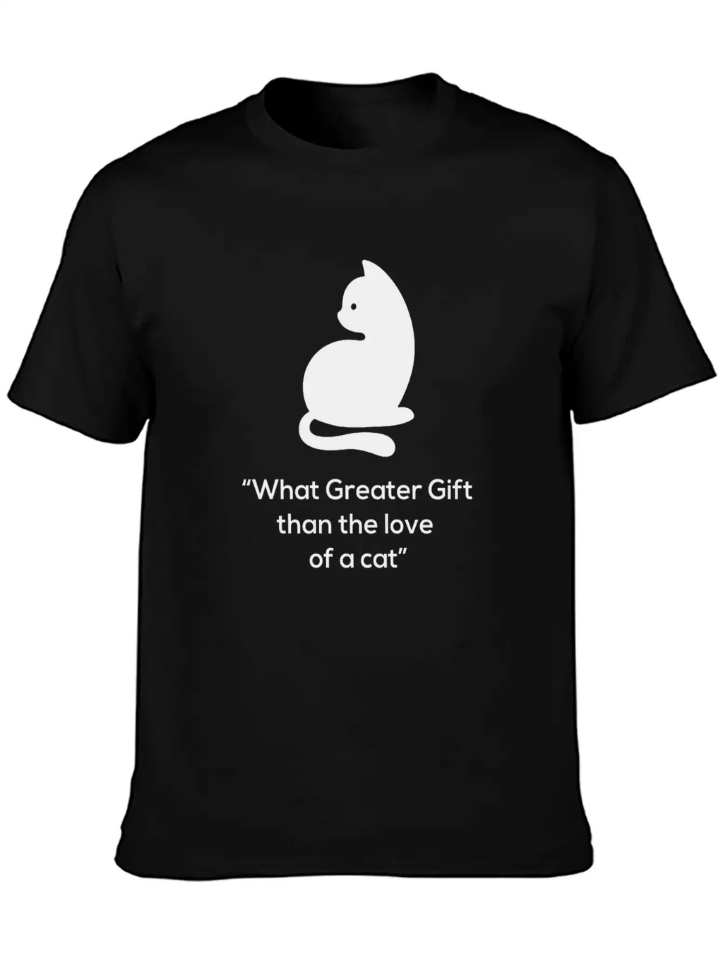 CAT LOVER OWNER FUNNY BIRTHDAY PRESENT SURPRISE Timeless Short Sleeve Tee – Comfy And Minimalist Design