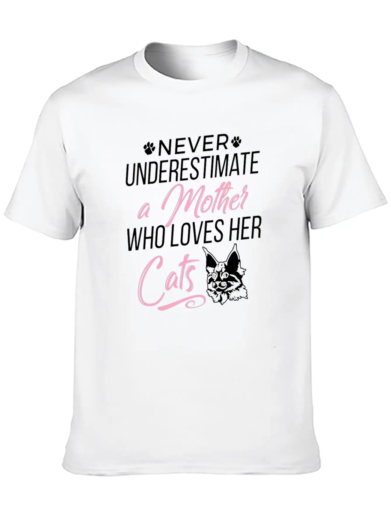 Cat Mom Basic Graphic T-Shirt – Daily Comfort In Soft Cotton