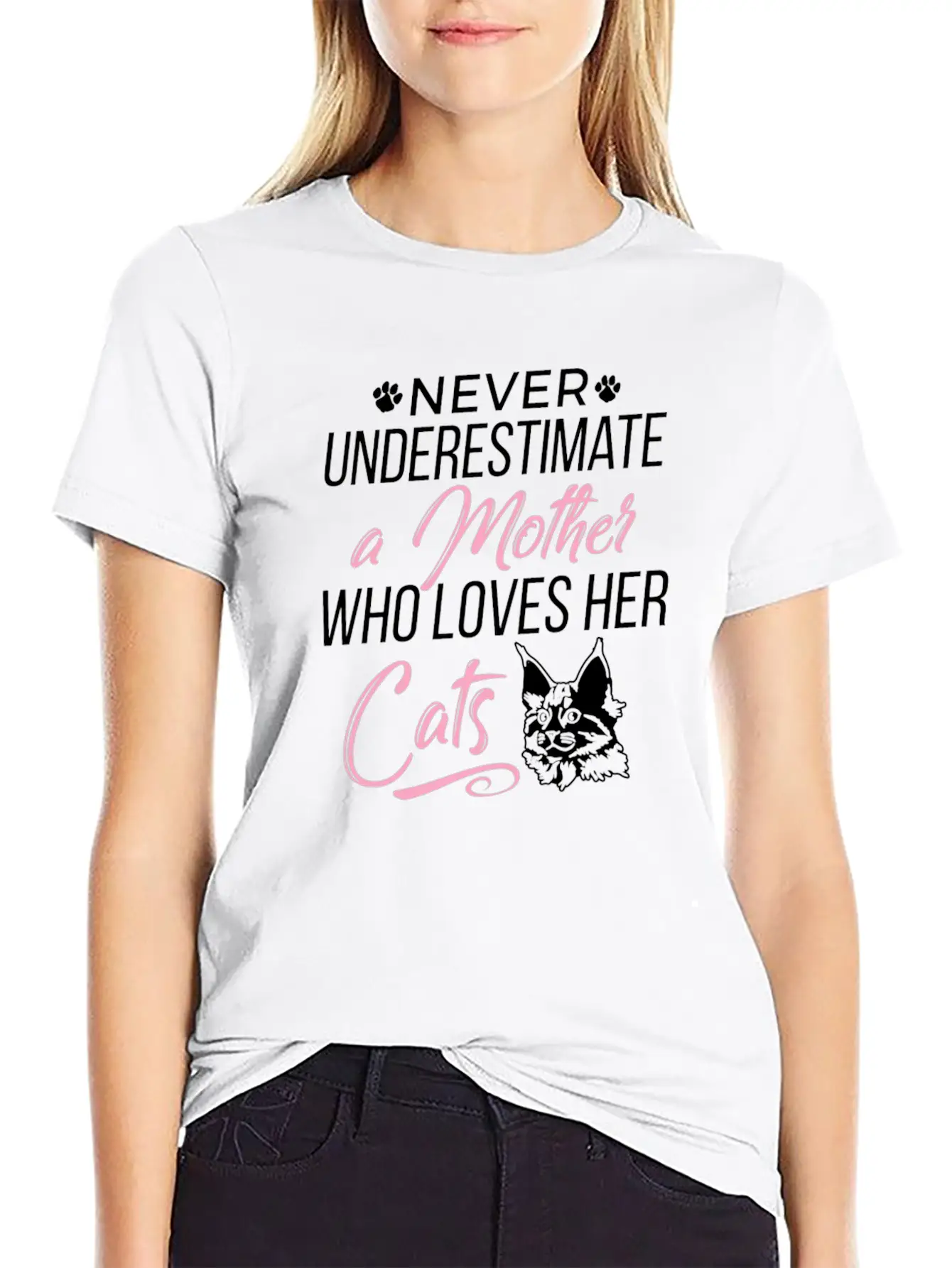 Cat Mom Basic Graphic T-Shirt – Daily Comfort In Soft Cotton