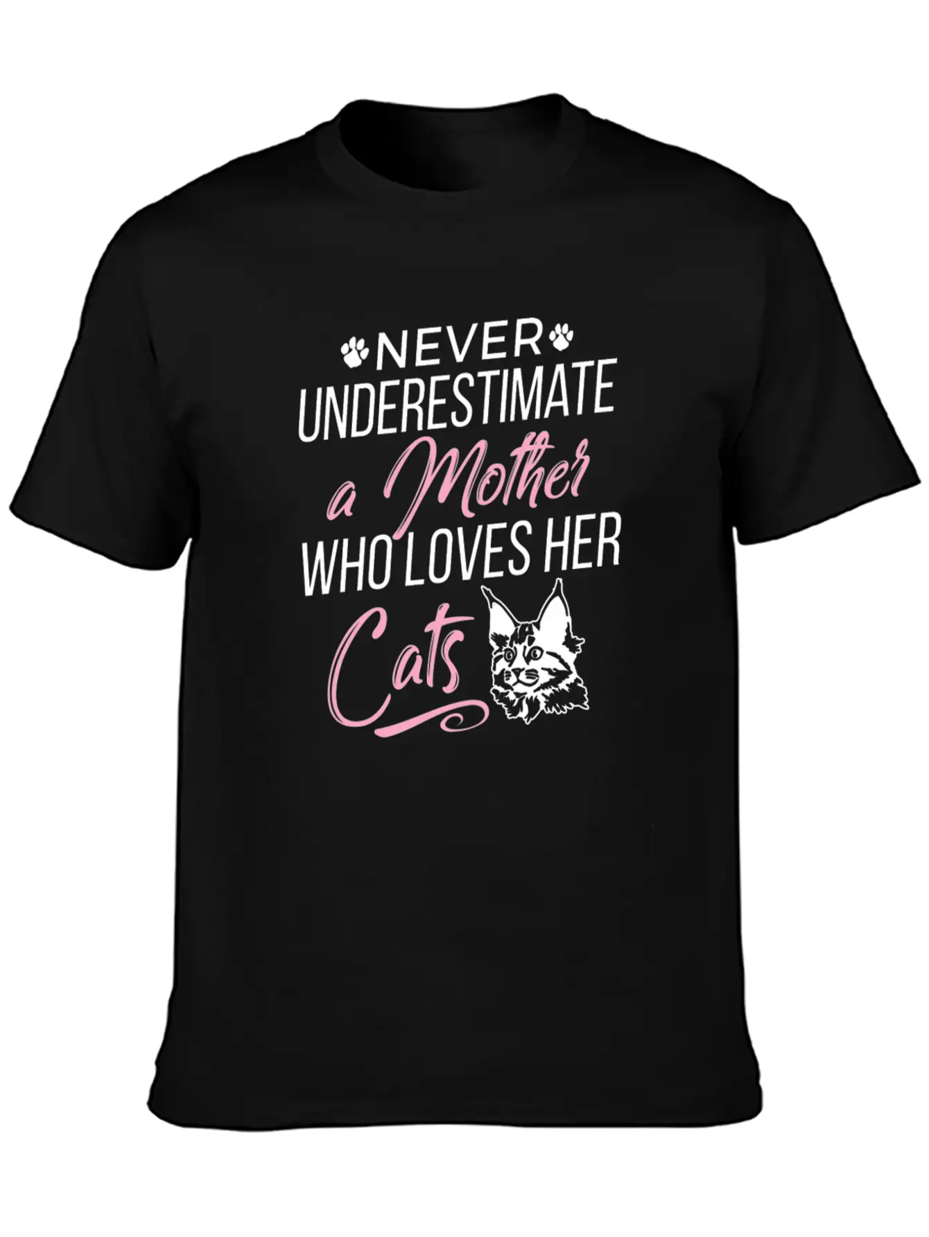 Cat Mom Basic Graphic T-Shirt – Daily Comfort In Soft Cotton