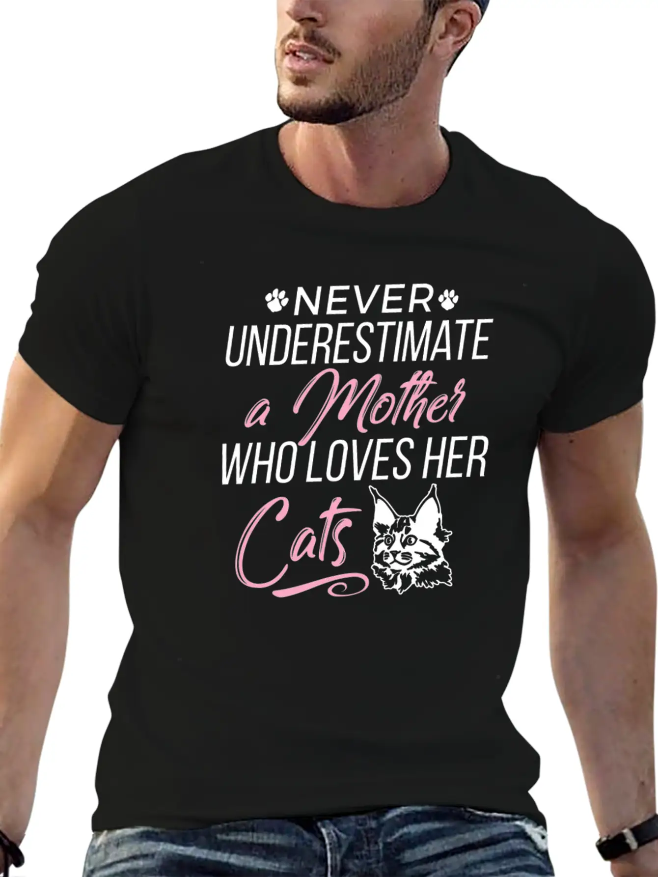 Cat Mom Basic Graphic T-Shirt – Daily Comfort In Soft Cotton
