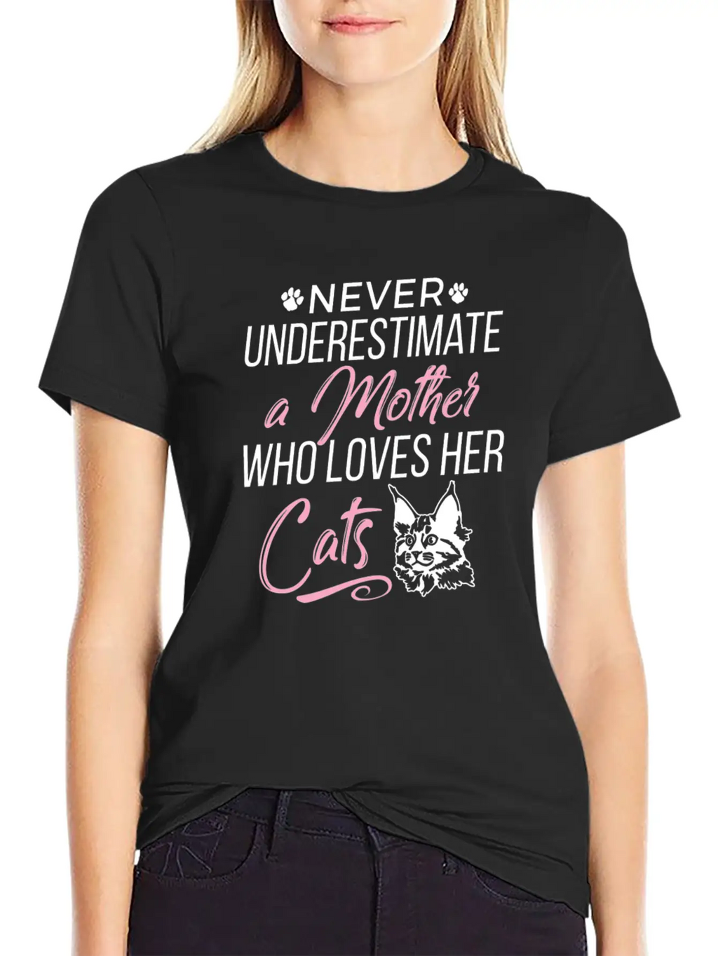 Cat Mom Basic Graphic T-Shirt – Daily Comfort In Soft Cotton