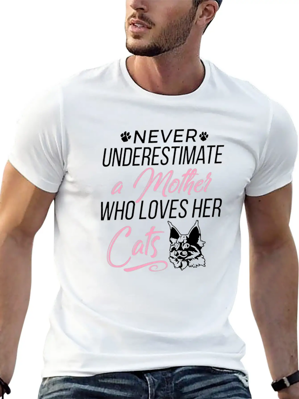 Cat Mom Basic Graphic T-Shirt – Daily Comfort In Soft Cotton