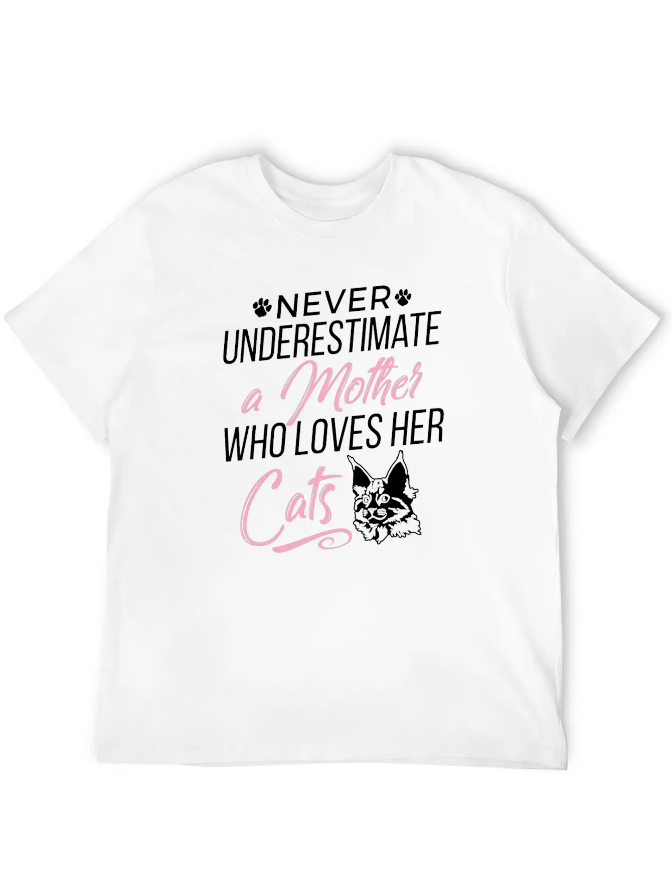 Cat Mom Basic Graphic T-Shirt – Daily Comfort In Soft Cotton