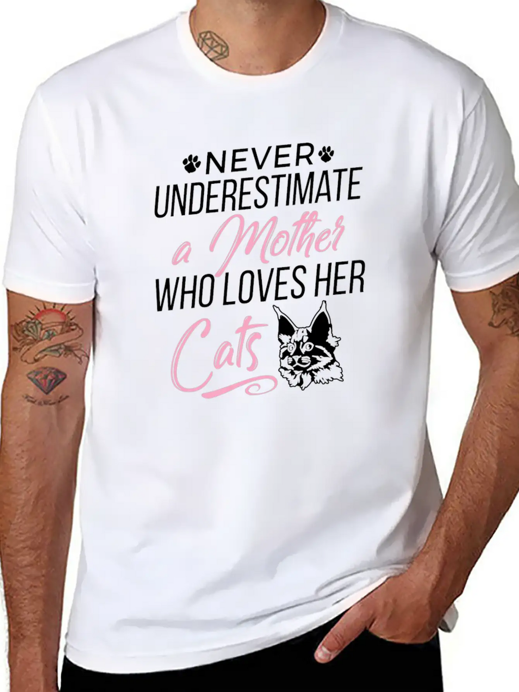 Cat Mom Basic Graphic T-Shirt – Daily Comfort In Soft Cotton