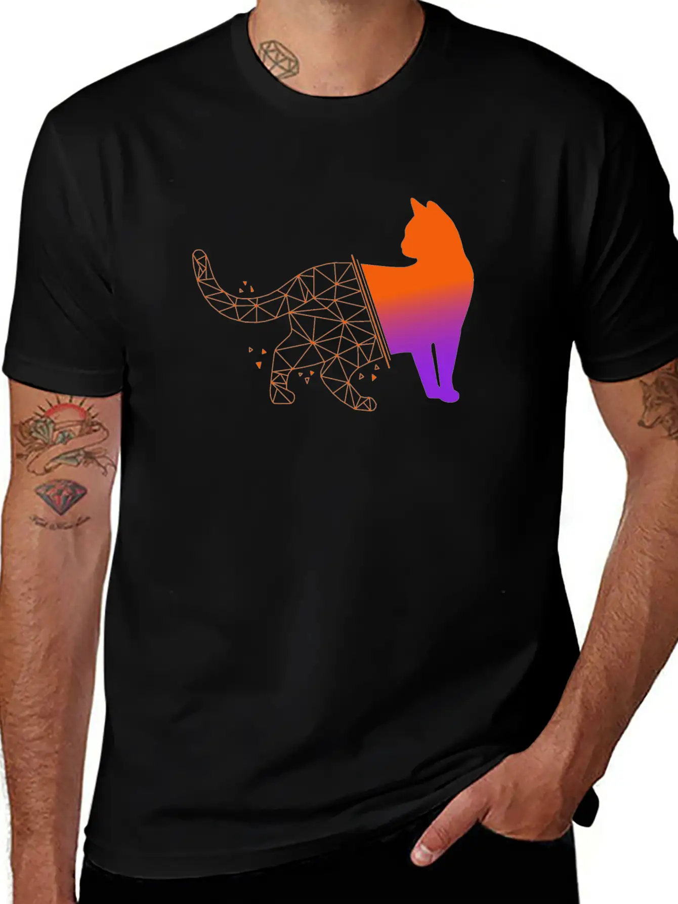 Cat Unisex Casual T-Shirt – Clean Design For Daily Comfort