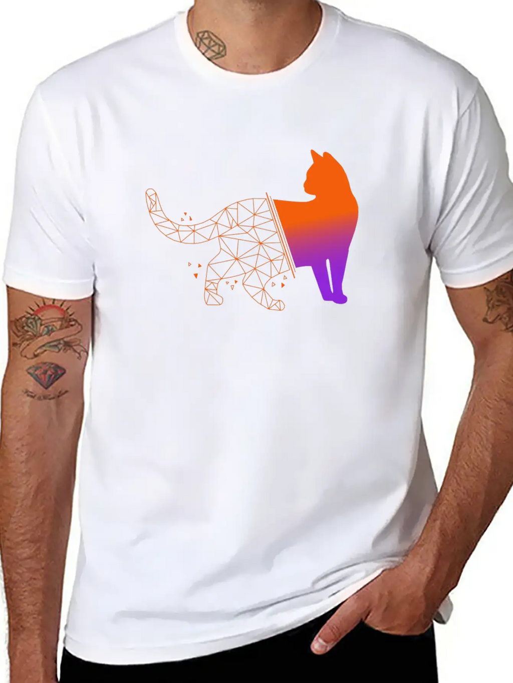 Cat Unisex Casual T-Shirt – Clean Design For Daily Comfort