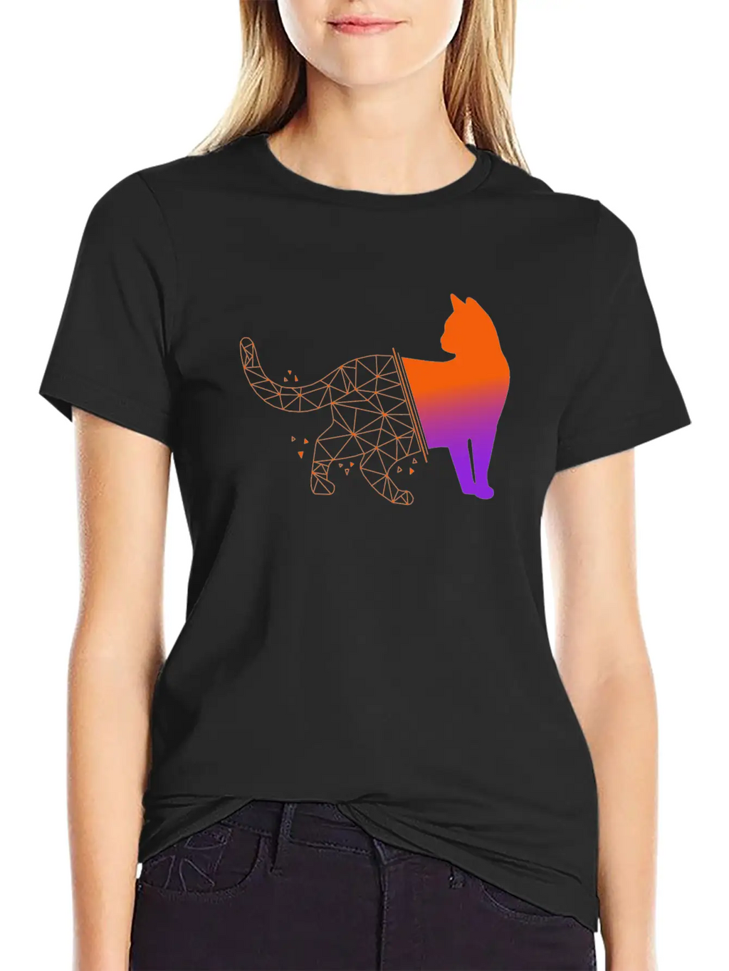 Cat Unisex Casual T-Shirt – Clean Design For Daily Comfort