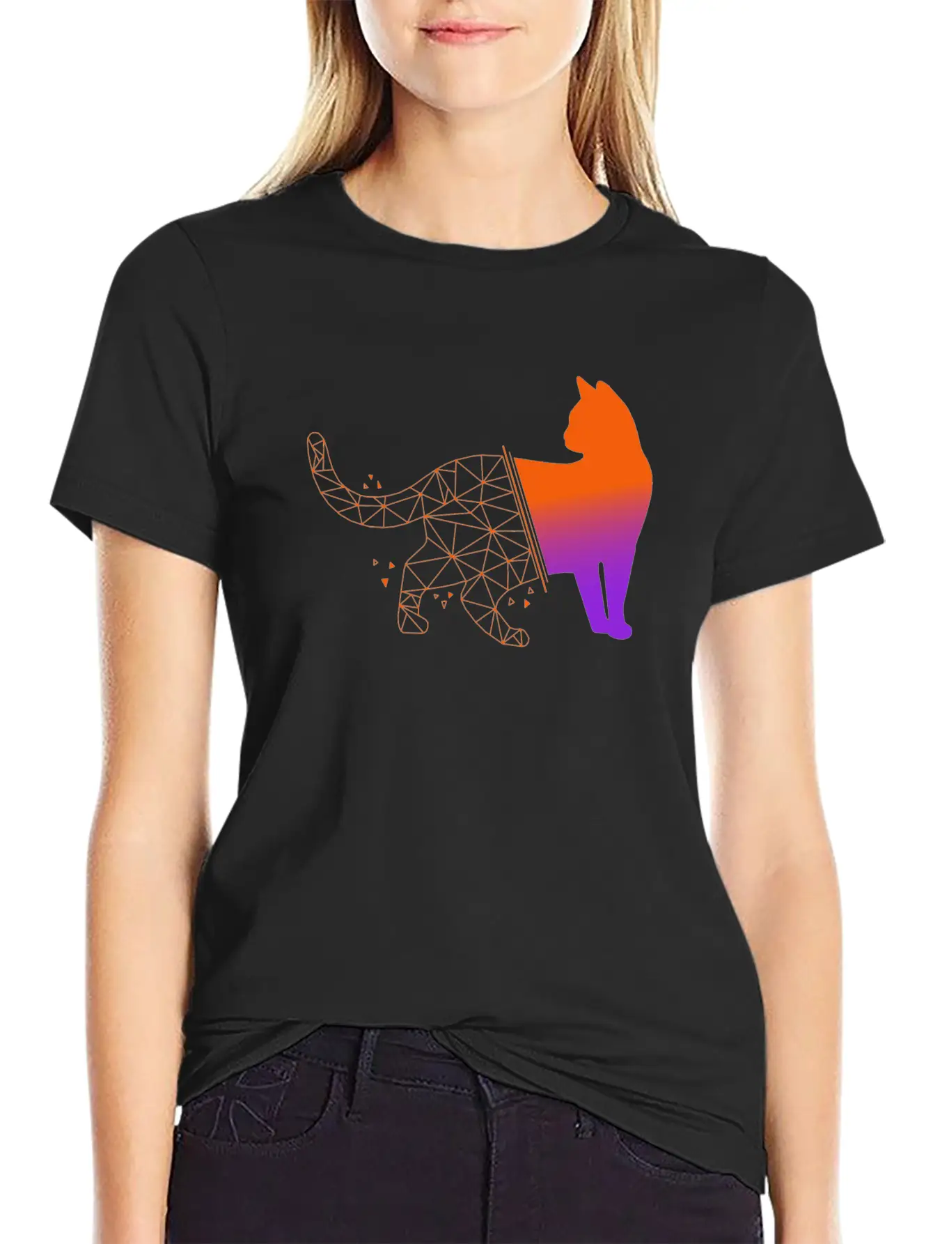 Cat Unisex Casual T-Shirt – Clean Design For Daily Comfort