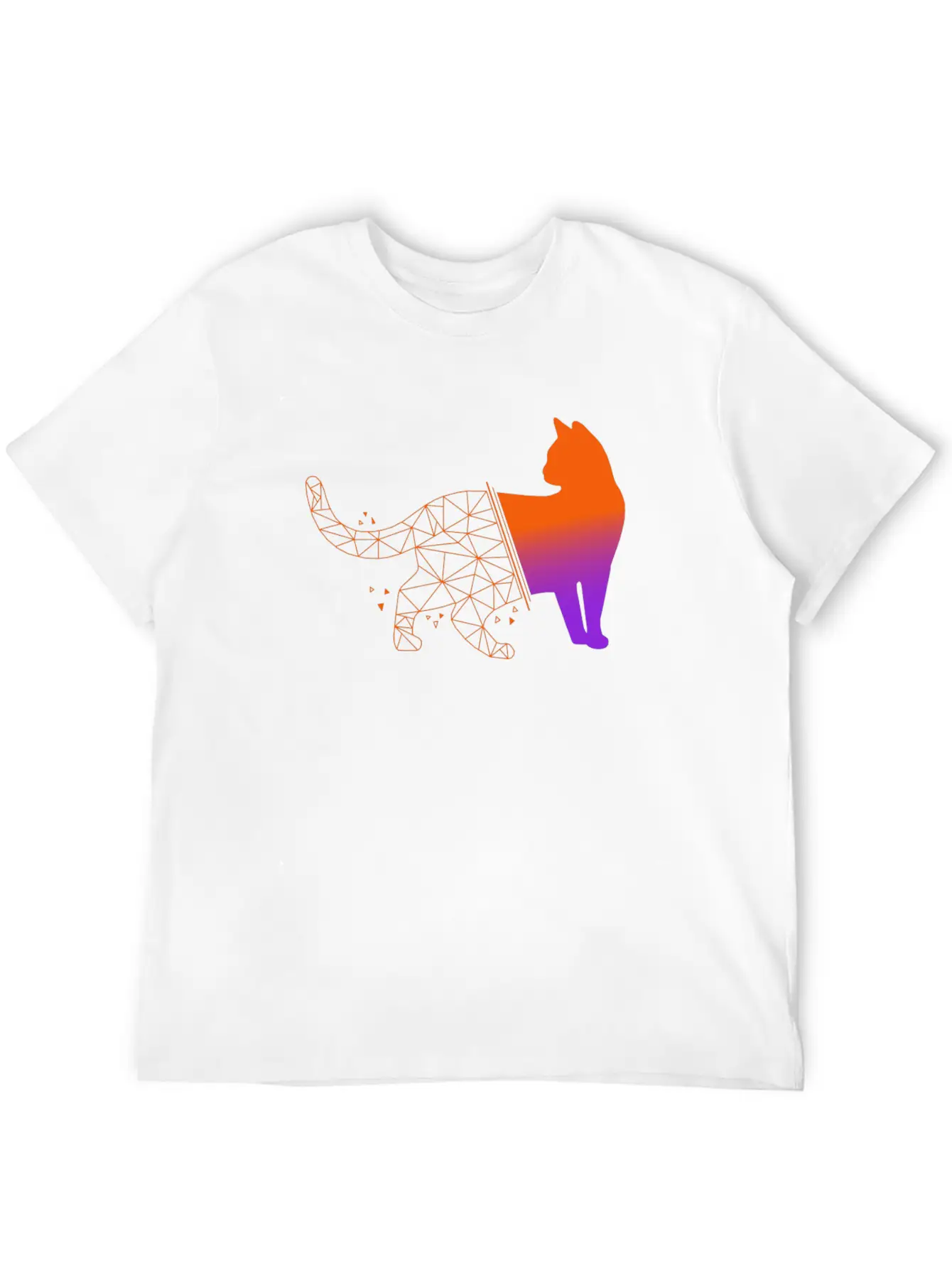 Cat Unisex Casual T-Shirt – Clean Design For Daily Comfort