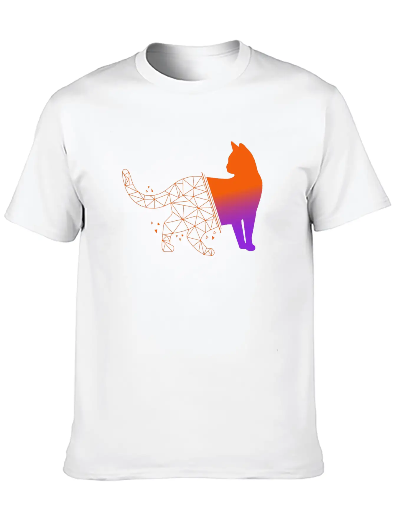 Cat Unisex Casual T-Shirt – Clean Design For Daily Comfort