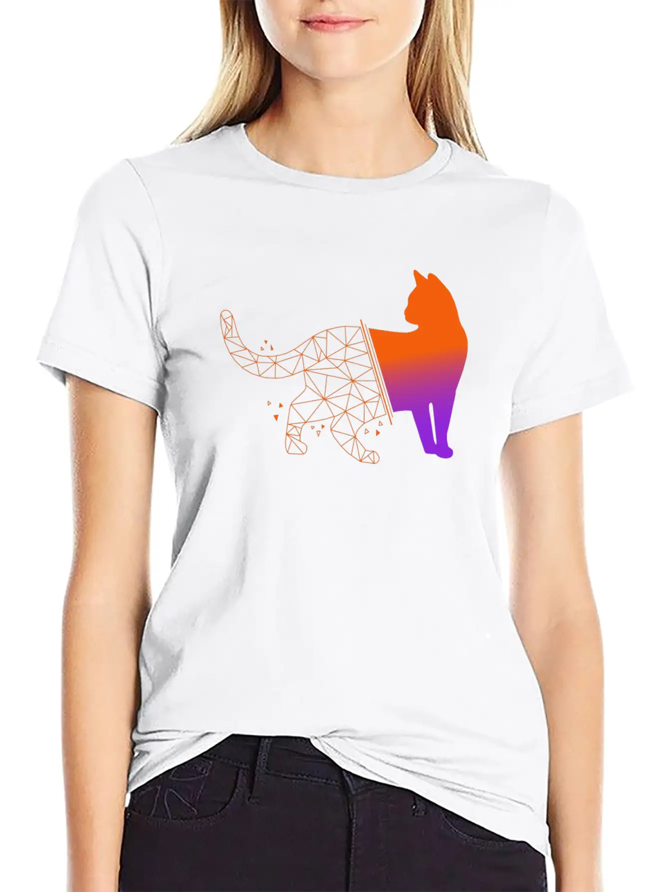 Cat Unisex Casual T-Shirt – Clean Design For Daily Comfort