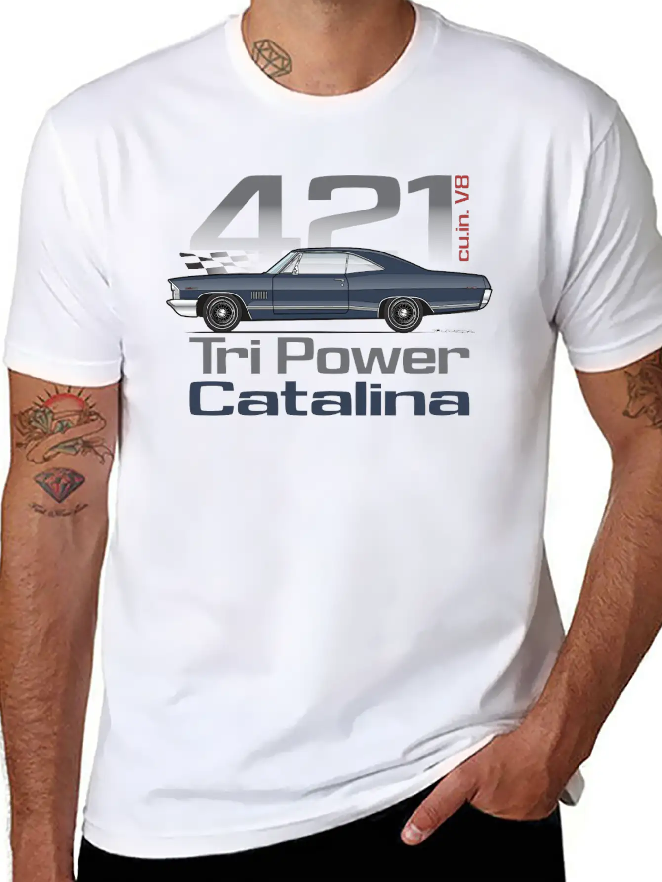 Catalina Blue Charcoal Classic Cotton Tee – Unisex Comfort For Any Season