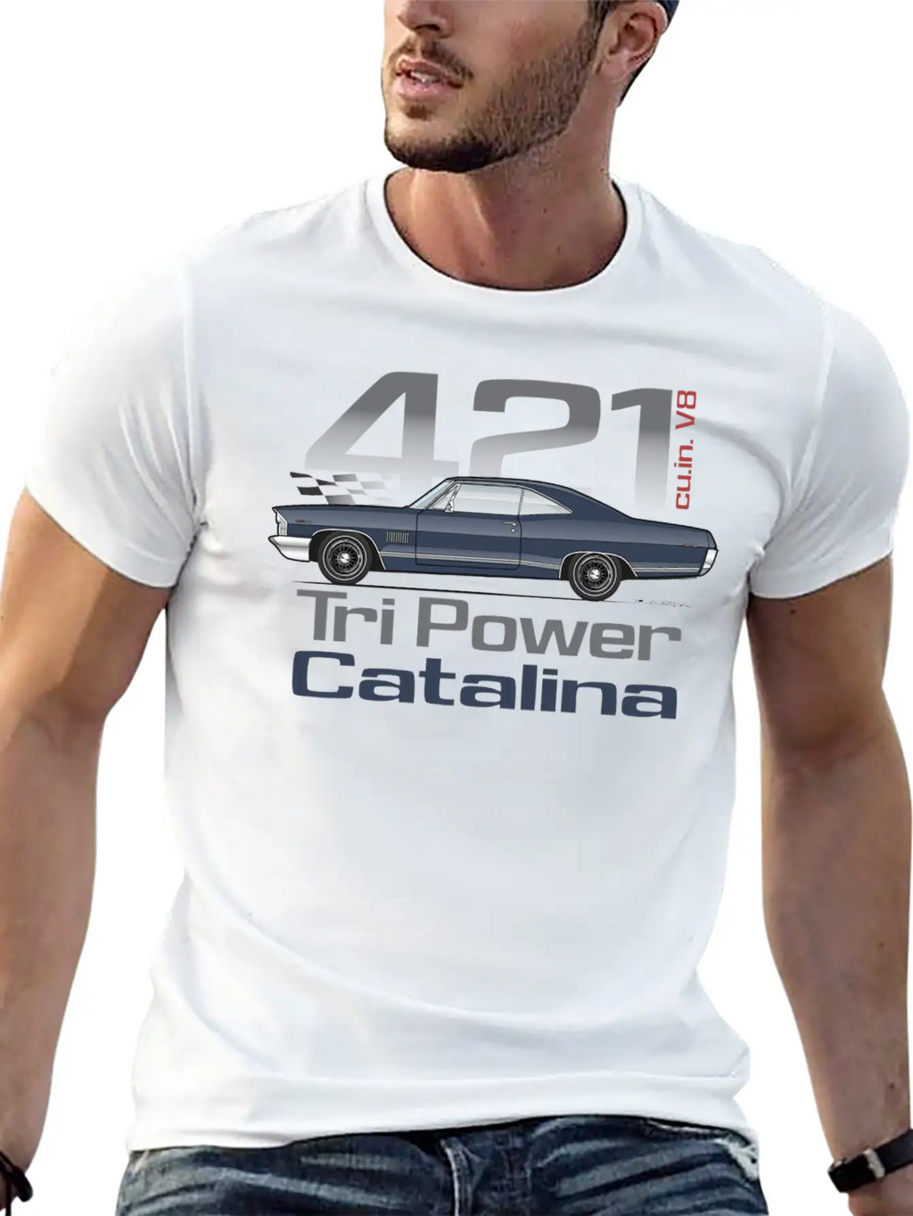 Catalina Blue Charcoal Classic Cotton Tee – Unisex Comfort For Any Season