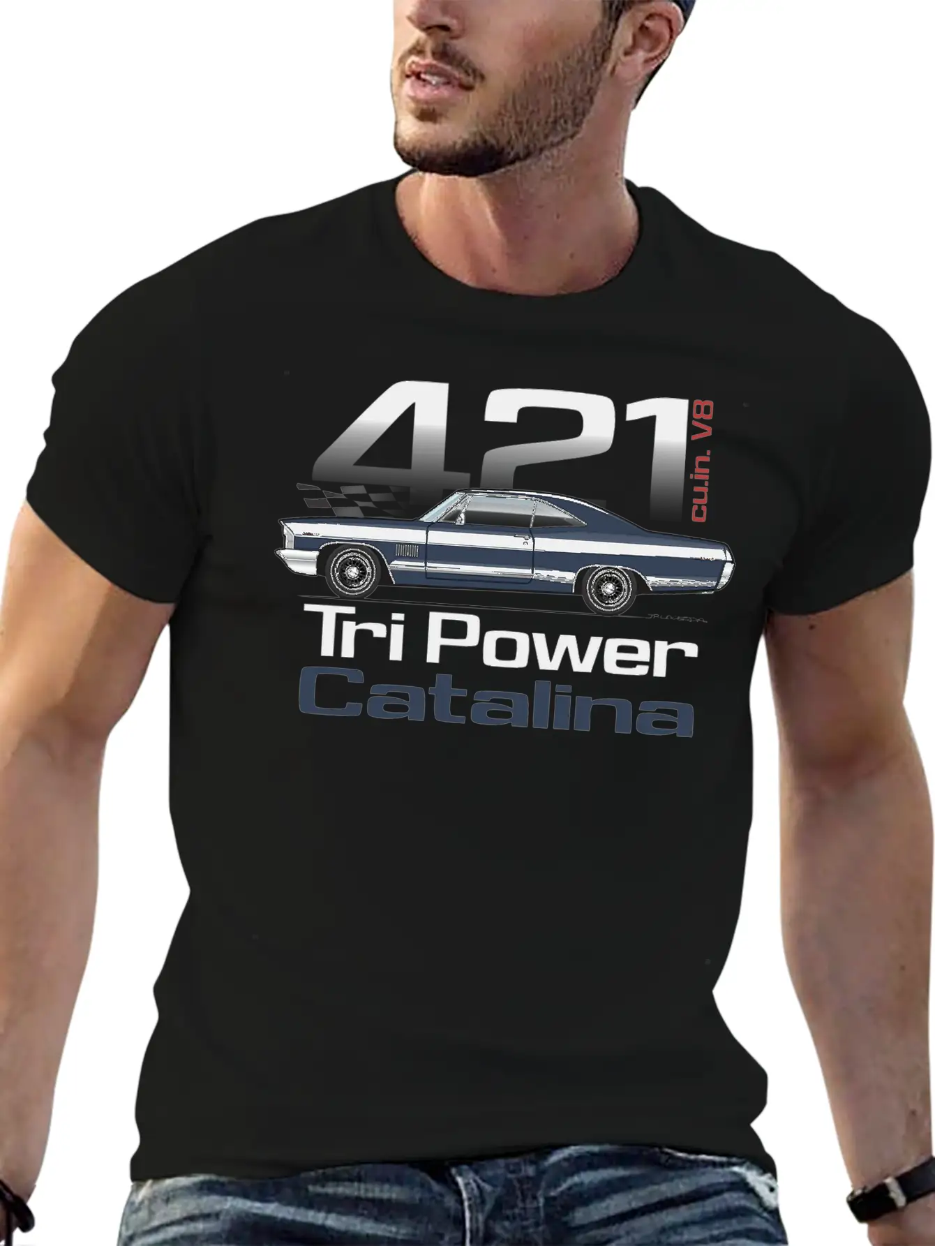 Catalina Blue Charcoal Classic Cotton Tee – Unisex Comfort For Any Season