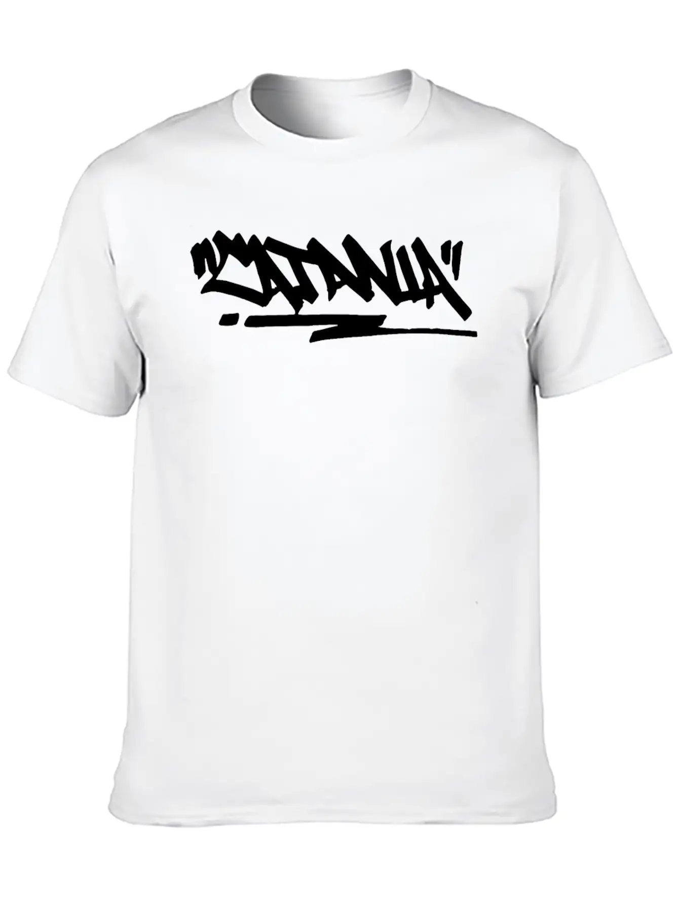 Catania City Graffiti Street Art Handstyle Italy H Breathable Soft Cotton T-Shirt – Timeless Casual Look