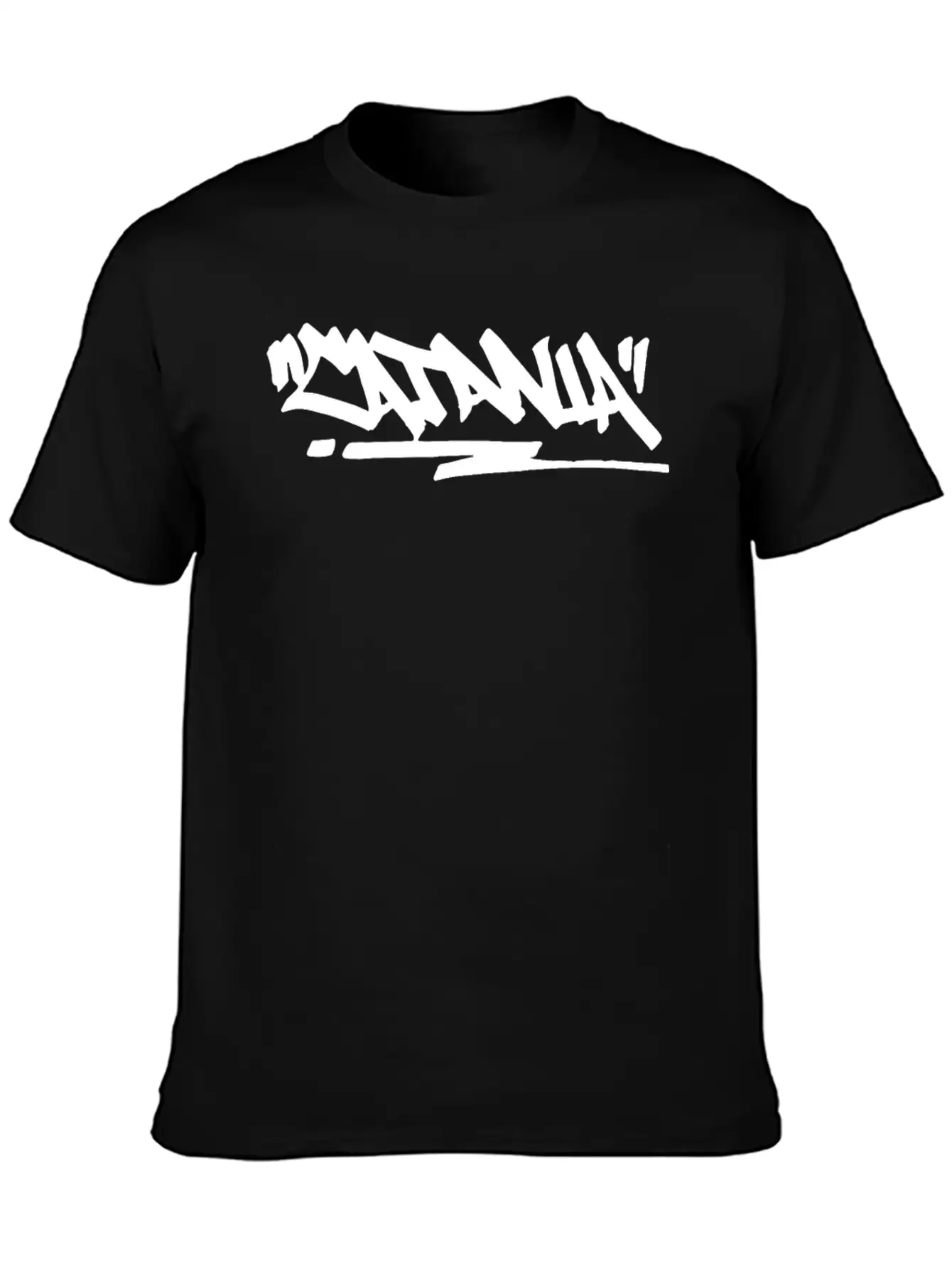 Catania City Graffiti Street Art Handstyle Italy H Breathable Soft Cotton T-Shirt – Timeless Casual Look