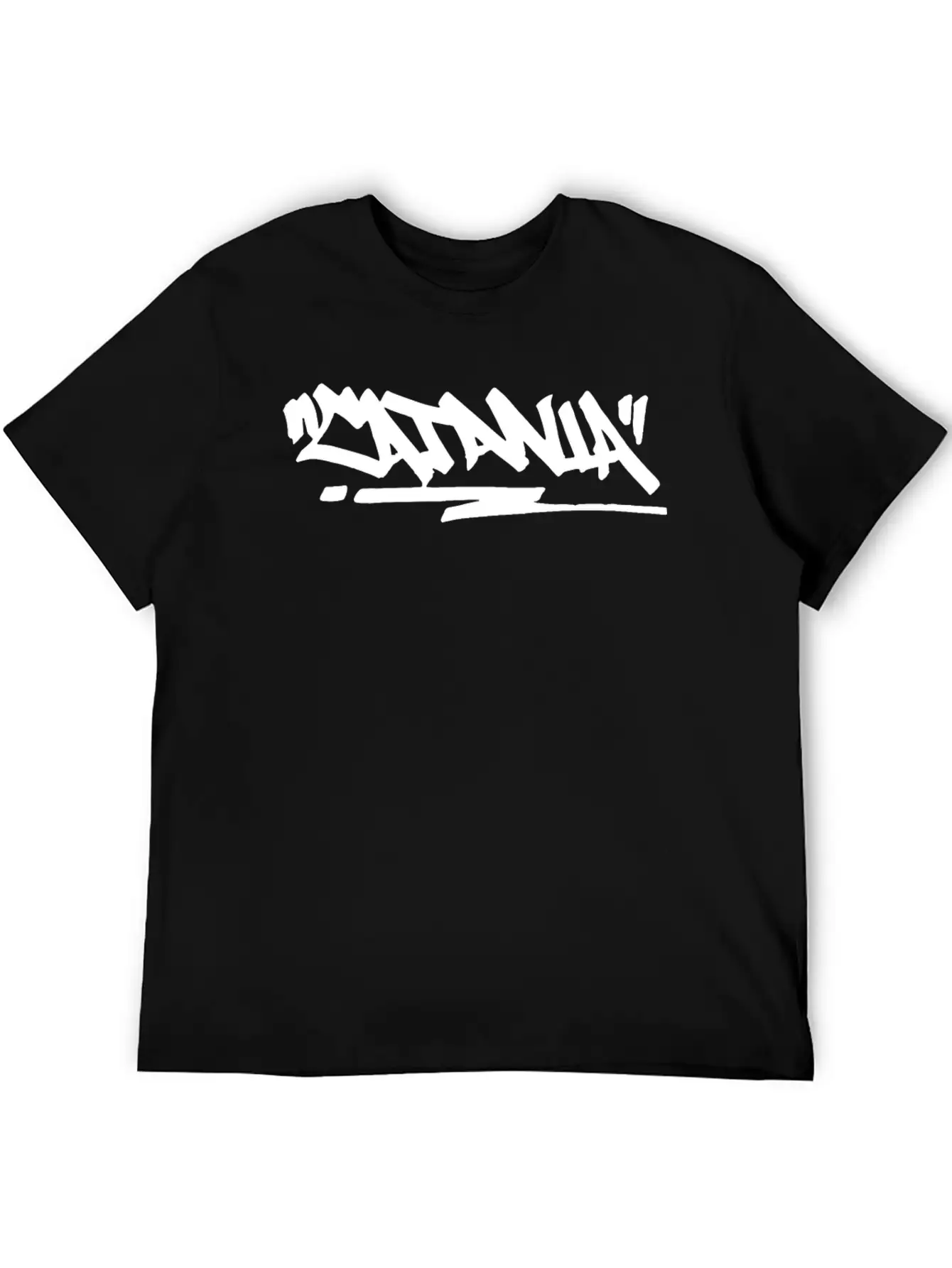 Catania City Graffiti Street Art Handstyle Italy H Breathable Soft Cotton T-Shirt – Timeless Casual Look