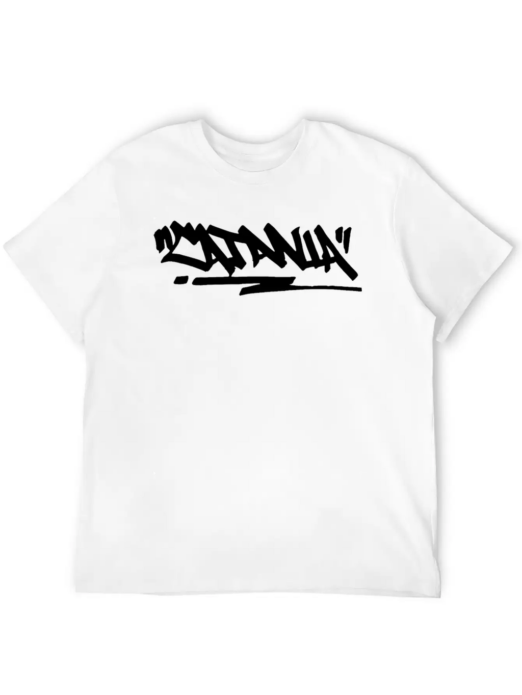 Catania City Graffiti Street Art Handstyle Italy H Breathable Soft Cotton T-Shirt – Timeless Casual Look