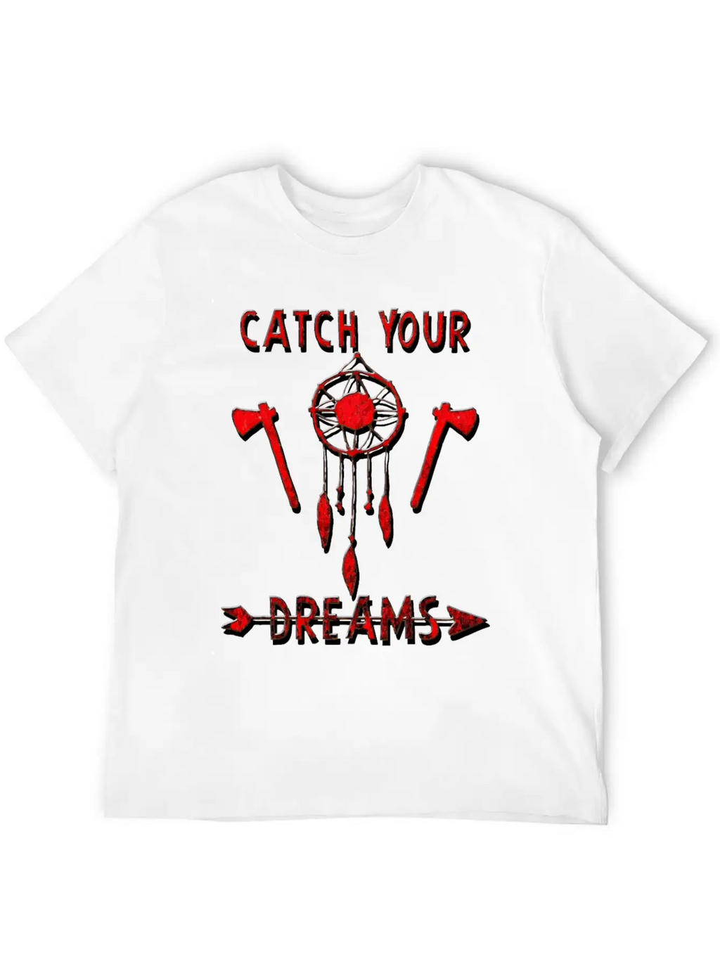 Catch Your Dreams - Indian Dream Catcher Breathable Graphic T-Shirt – Perfect For Casual Days