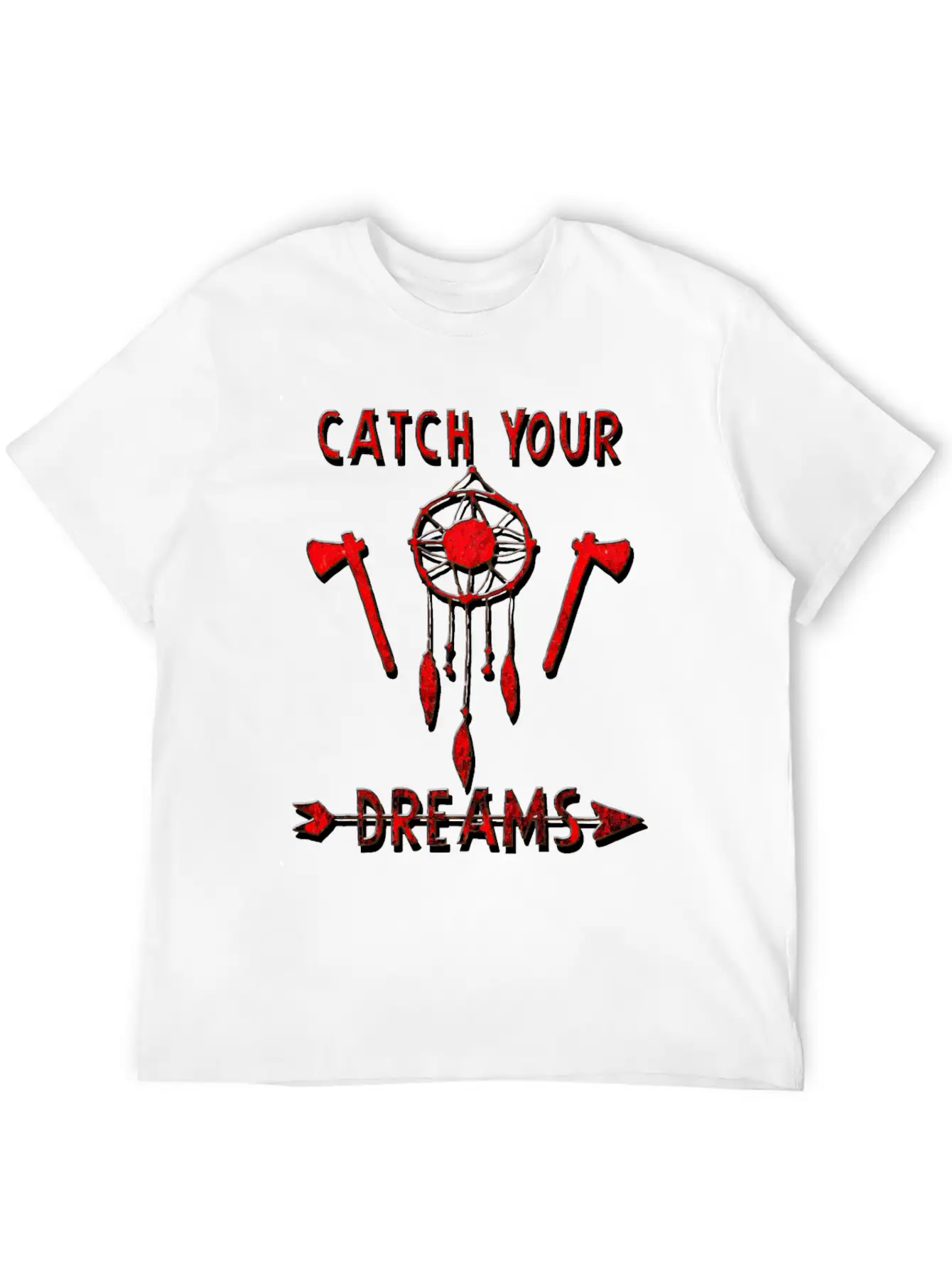 Catch Your Dreams - Indian Dream Catcher Breathable Graphic T-Shirt – Perfect For Casual Days