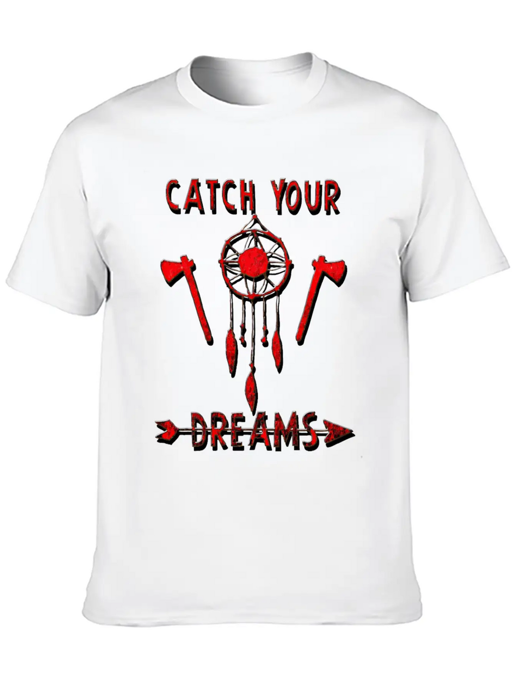 Catch Your Dreams - Indian Dream Catcher Breathable Graphic T-Shirt – Perfect For Casual Days