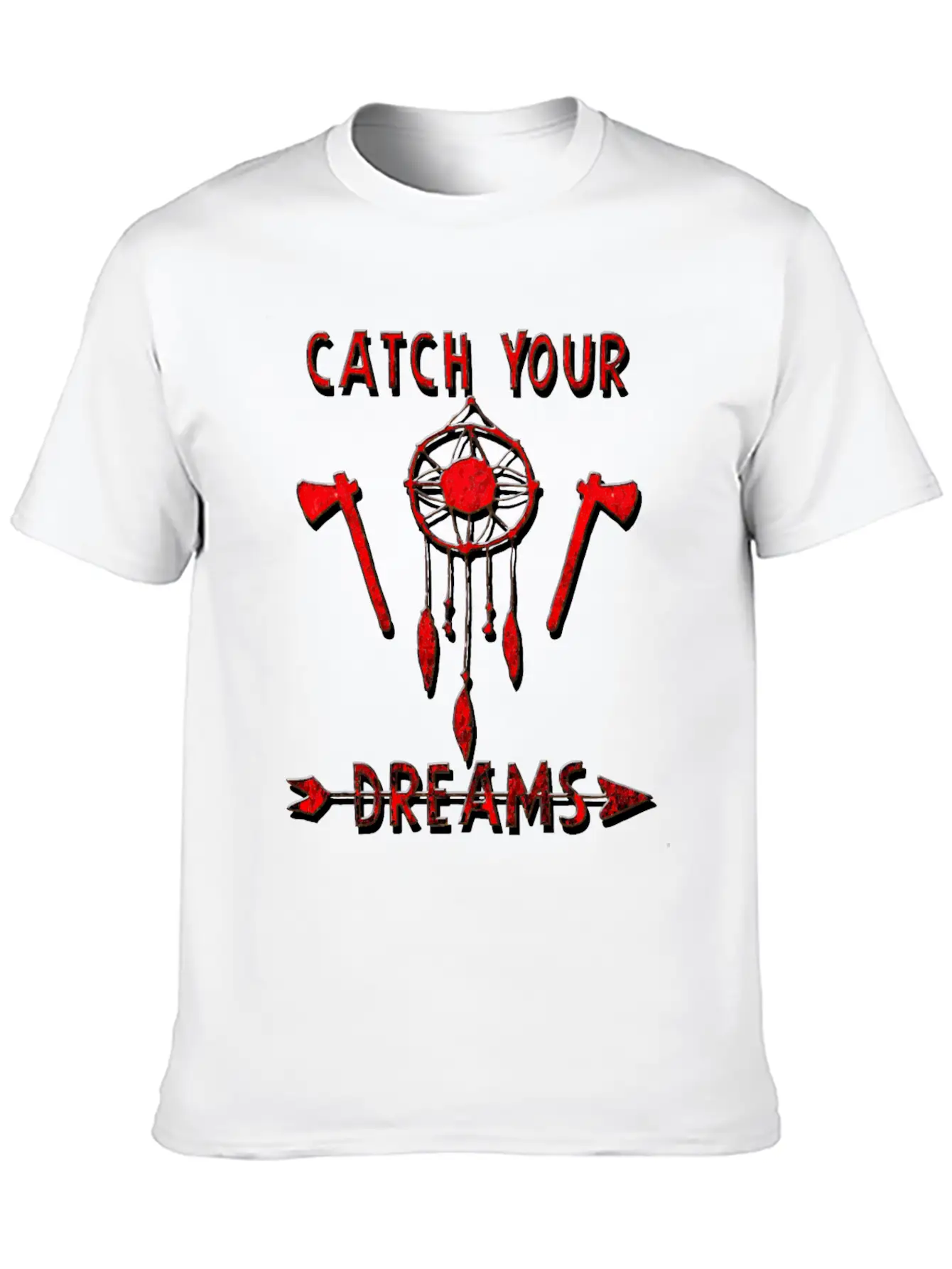 Catch Your Dreams - Indian Dream Catcher Breathable Graphic T-Shirt – Perfect For Casual Days