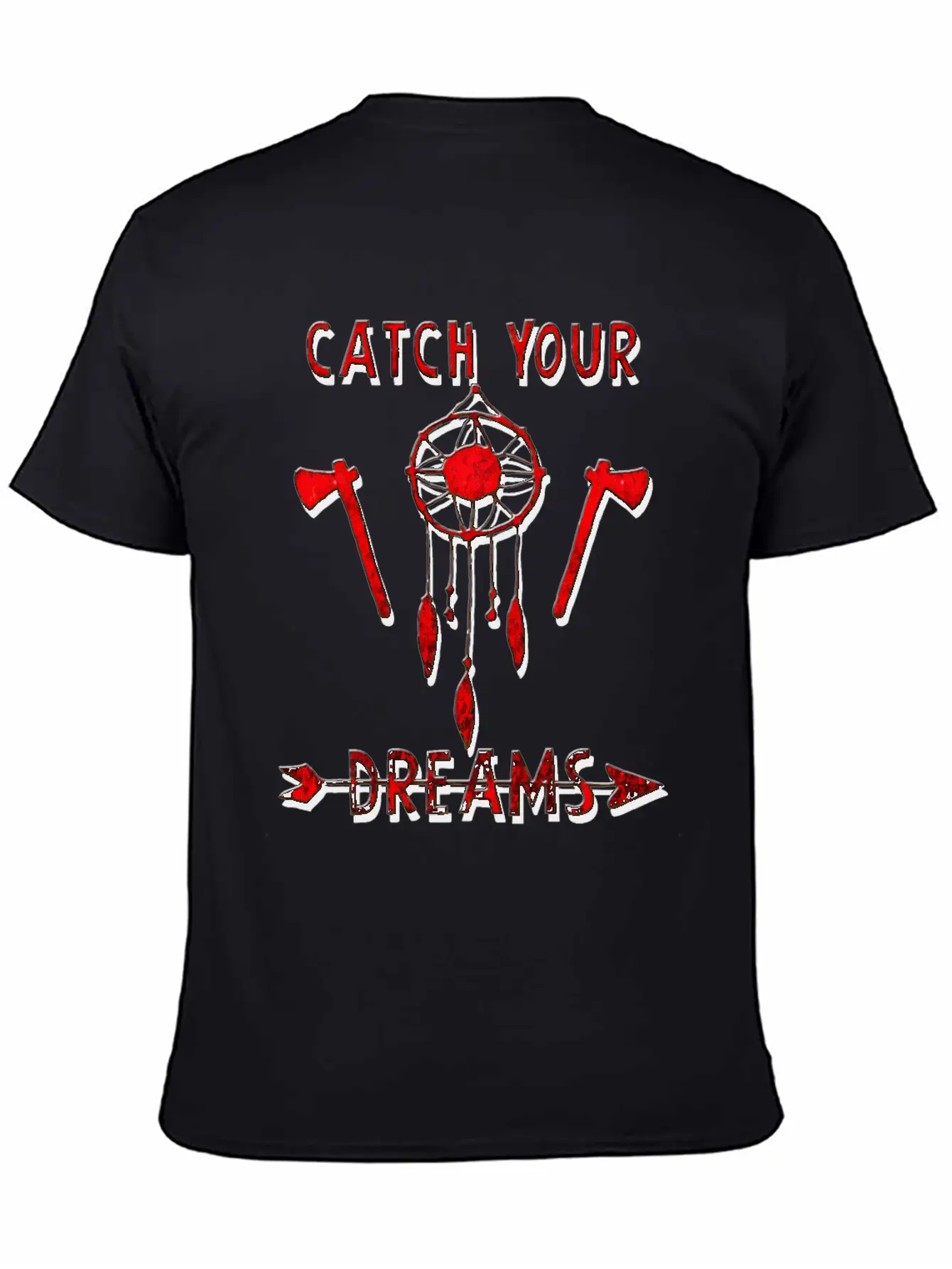 Catch Your Dreams - Indian Dream Catcher Breathable Graphic T-Shirt – Perfect For Casual Days