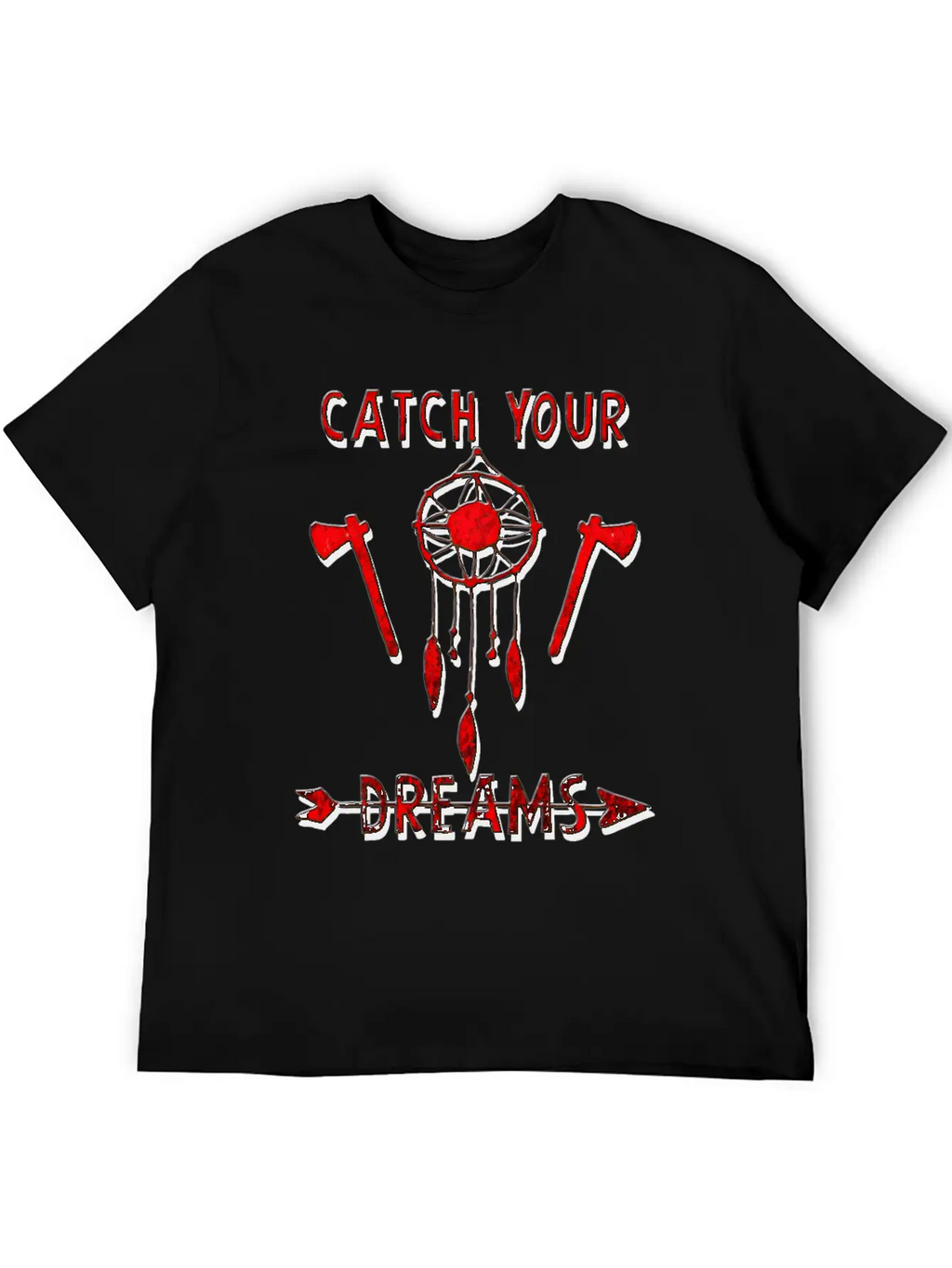 Catch Your Dreams - Indian Dream Catcher Breathable Graphic T-Shirt – Perfect For Casual Days