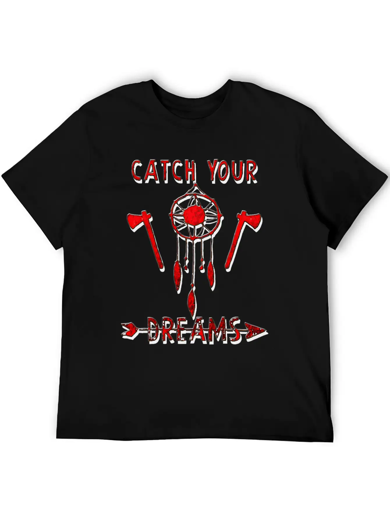 Catch Your Dreams - Indian Dream Catcher Breathable Graphic T-Shirt – Perfect For Casual Days