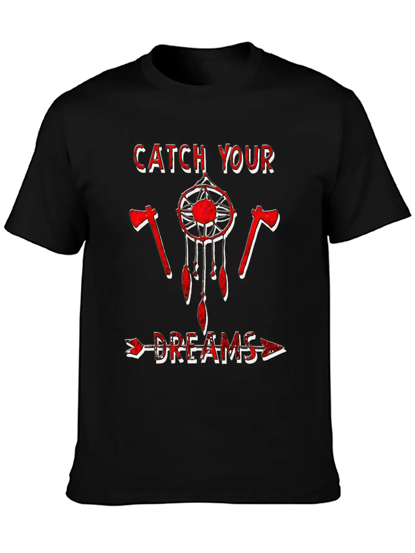 Catch Your Dreams - Indian Dream Catcher Breathable Graphic T-Shirt – Perfect For Casual Days