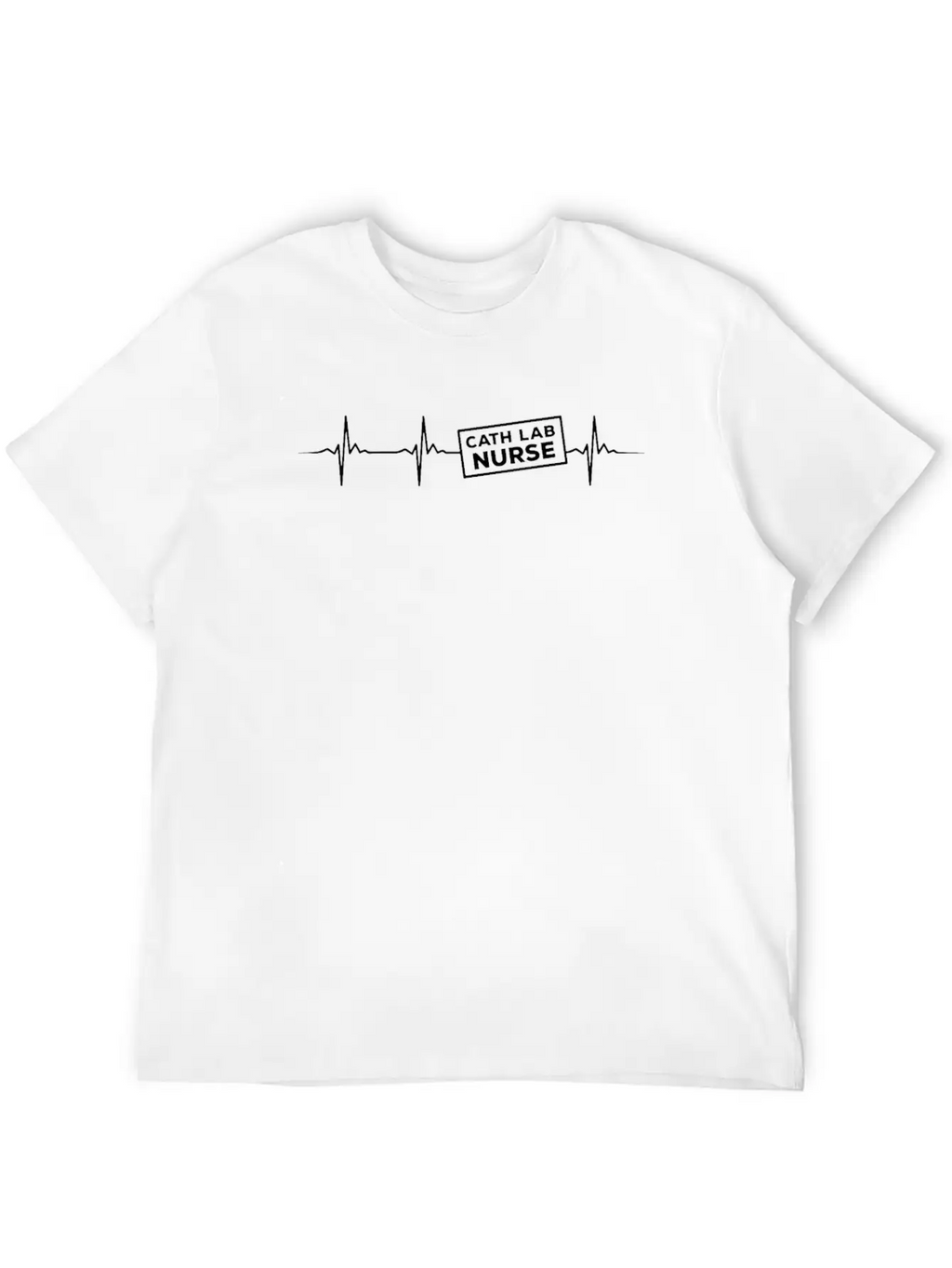 Cath Lab Nurse Heartbeat Wear Timeless Short Sleeve Tee – Comfy And Minimalist Design
